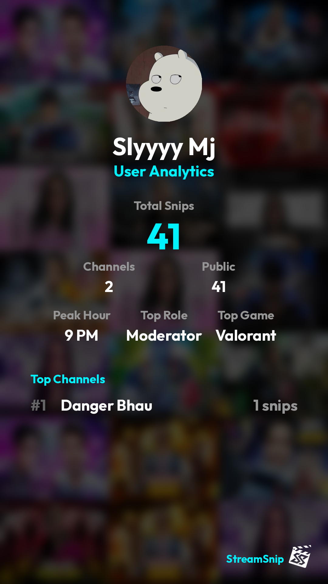 Stats Share Card