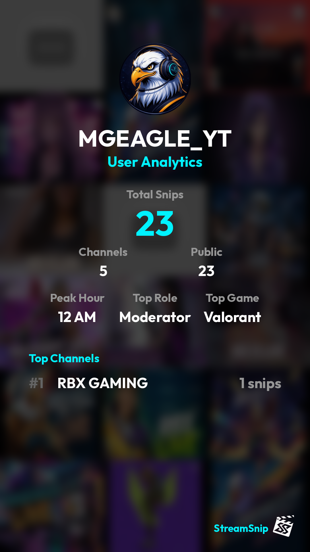 Stats Share Card