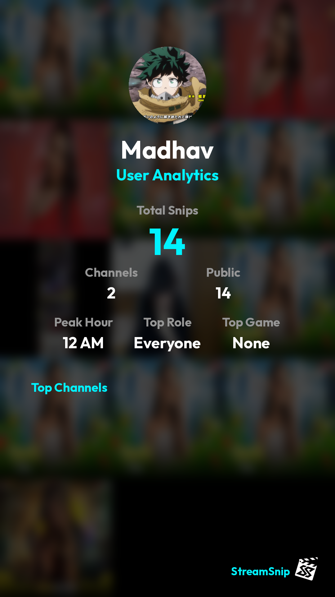 Stats Share Card