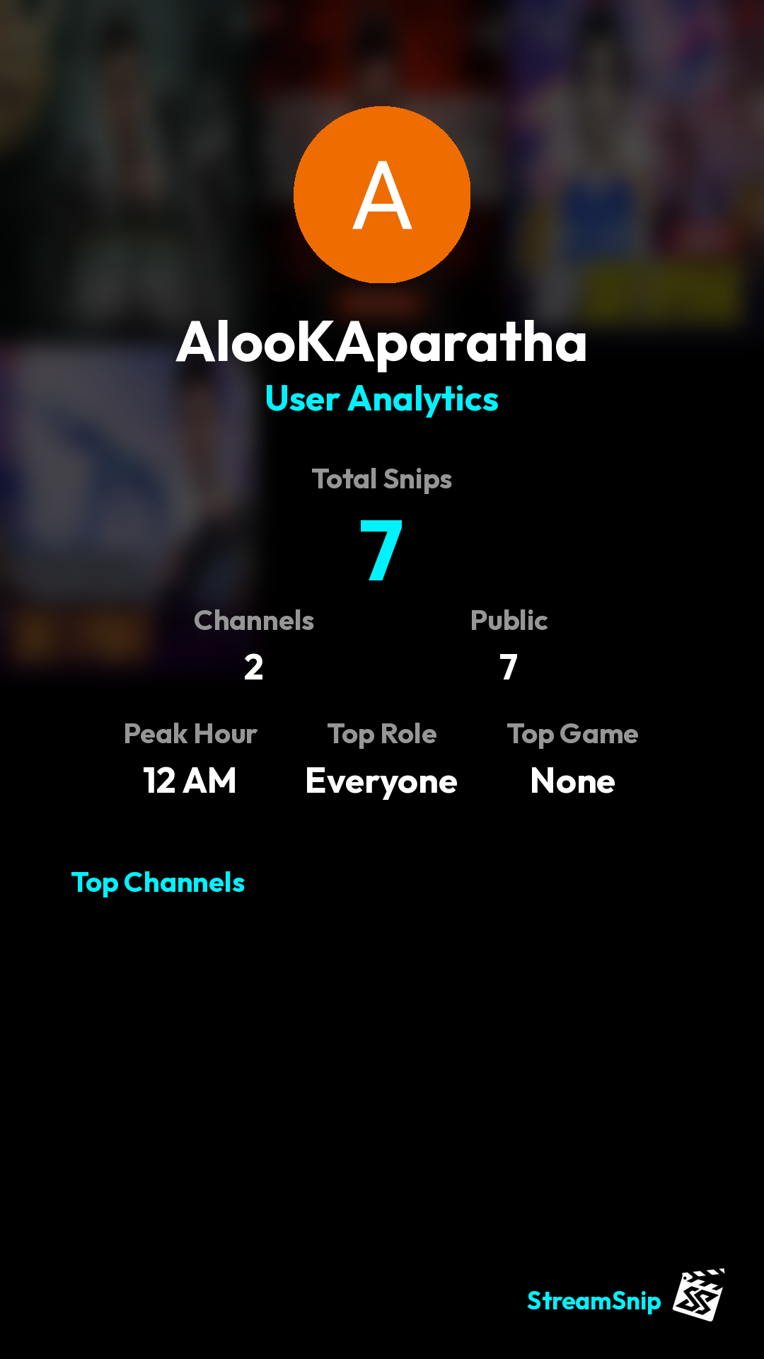 Stats Share Card