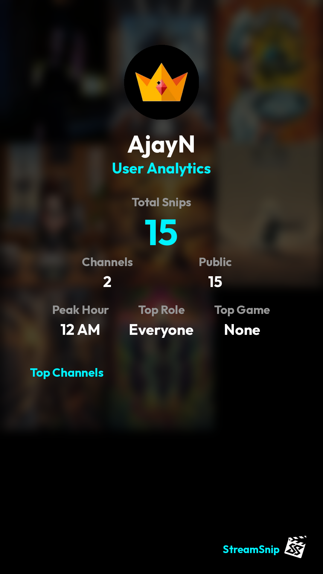Stats Share Card