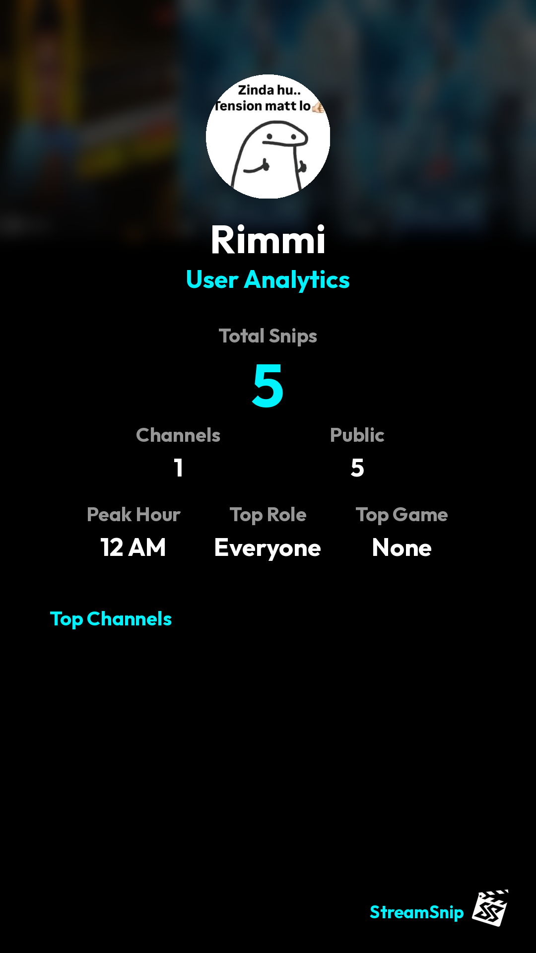 Stats Share Card
