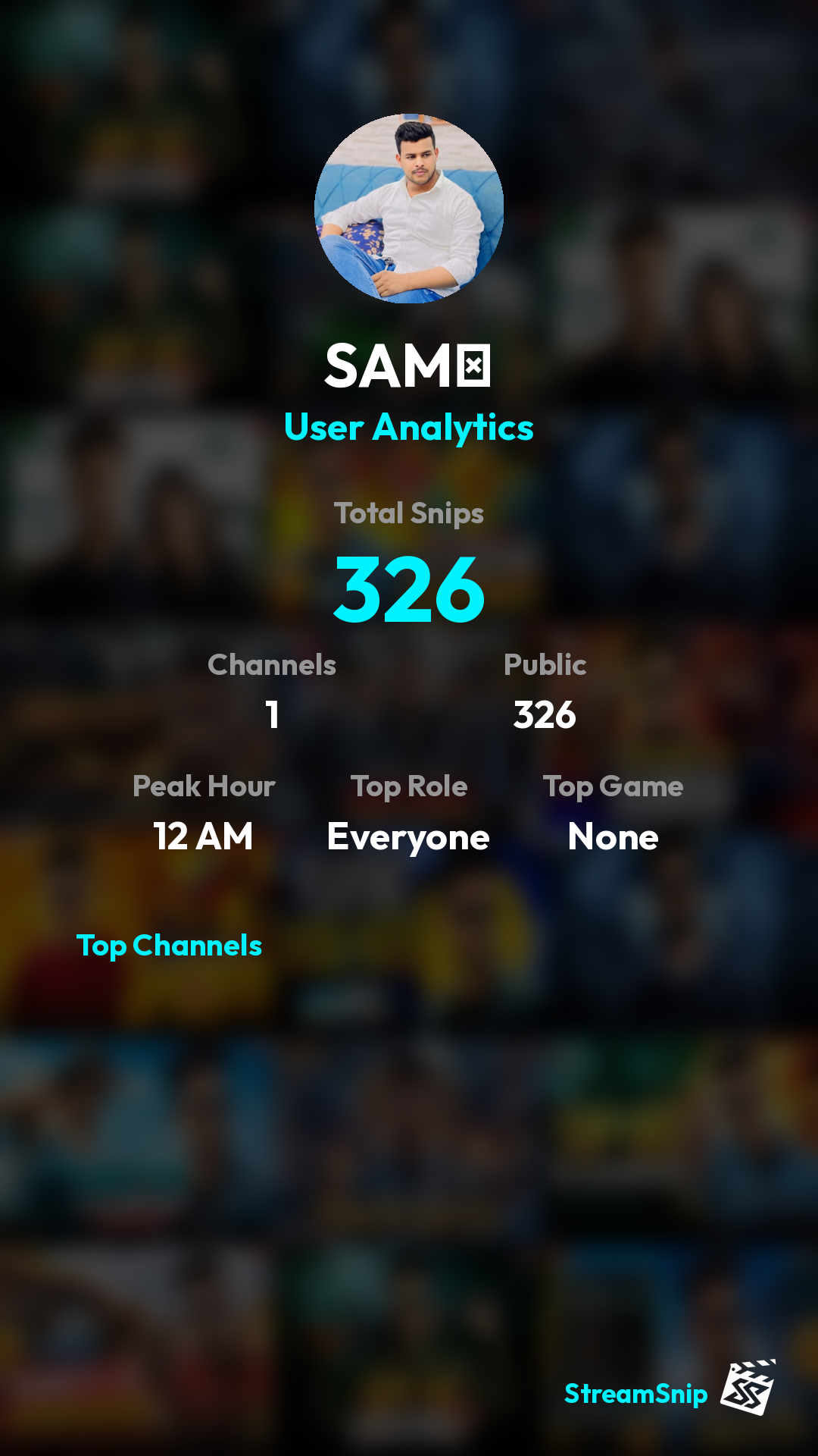 Stats Share Card