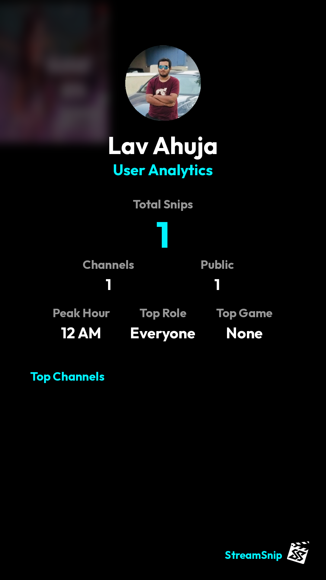 Stats Share Card
