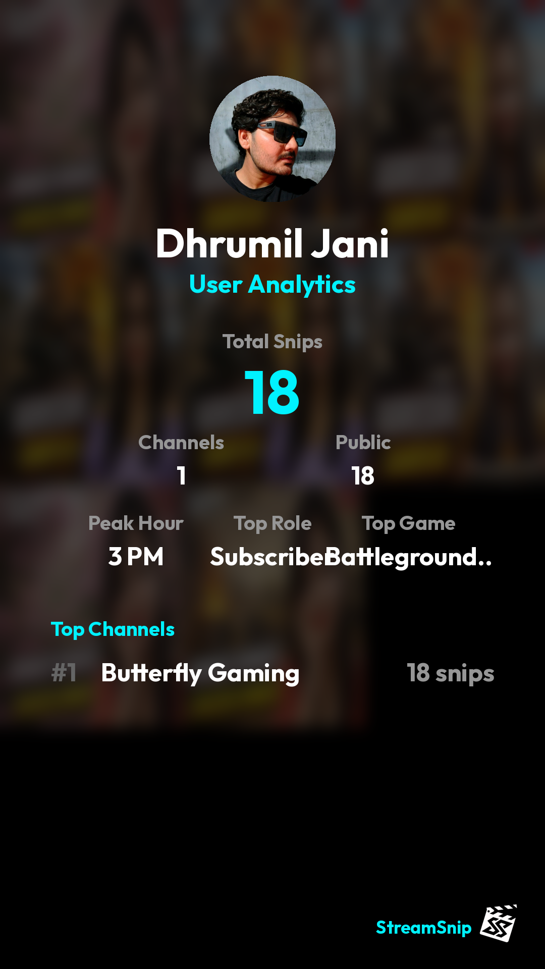 Stats Share Card