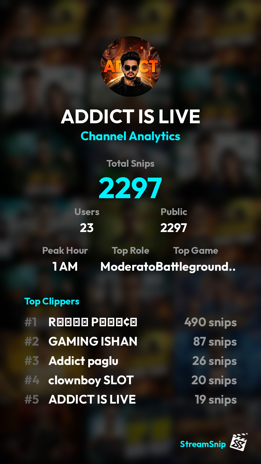 Stats Share Card