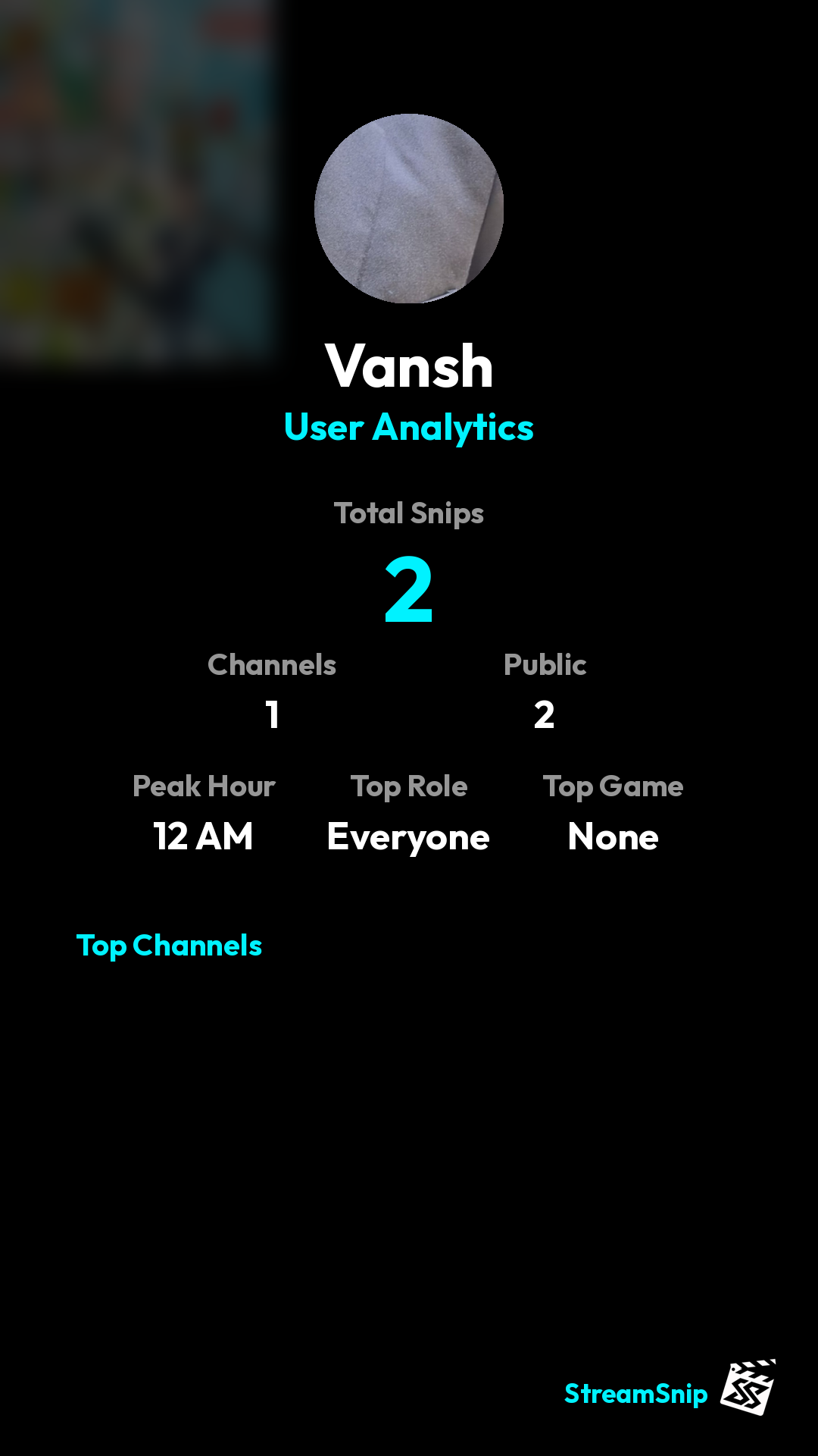 Stats Share Card