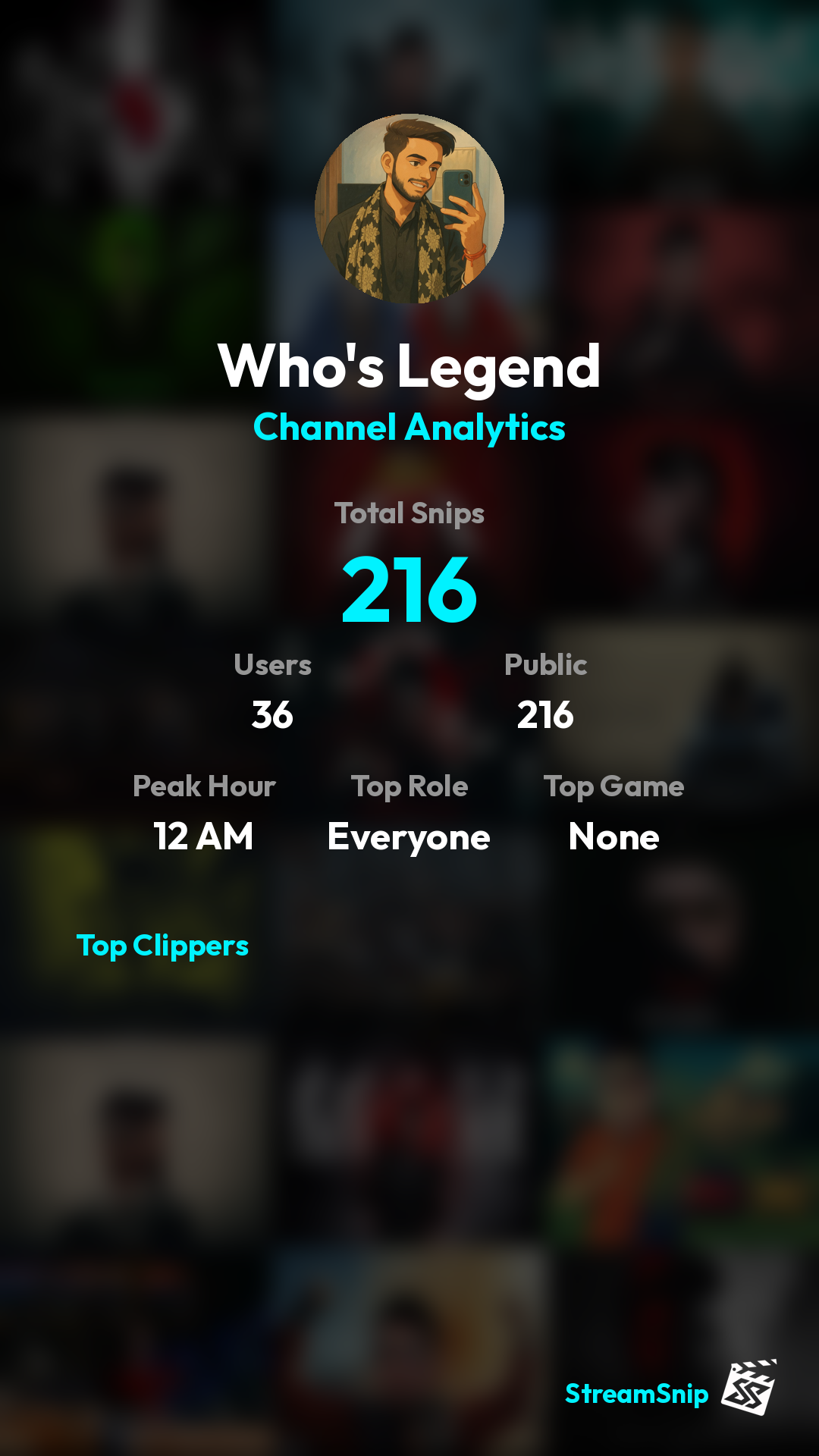 Stats Share Card