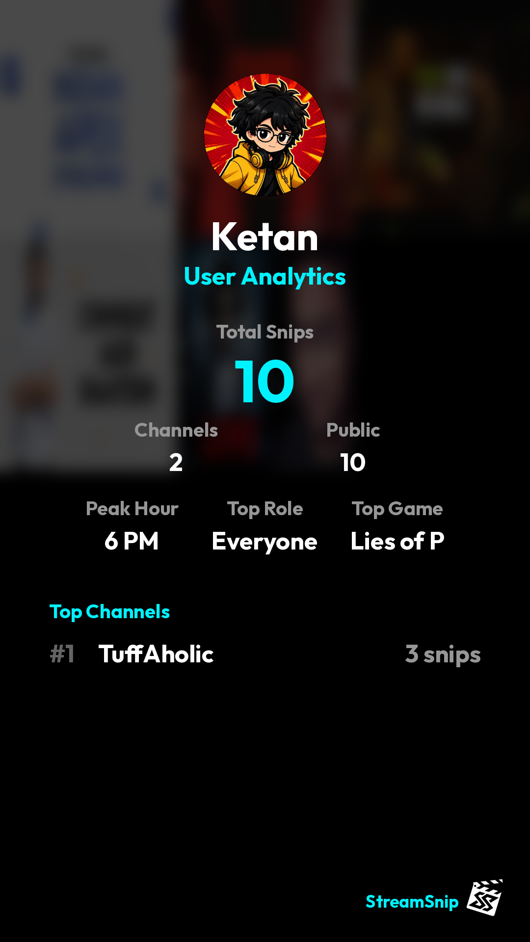 Stats Share Card