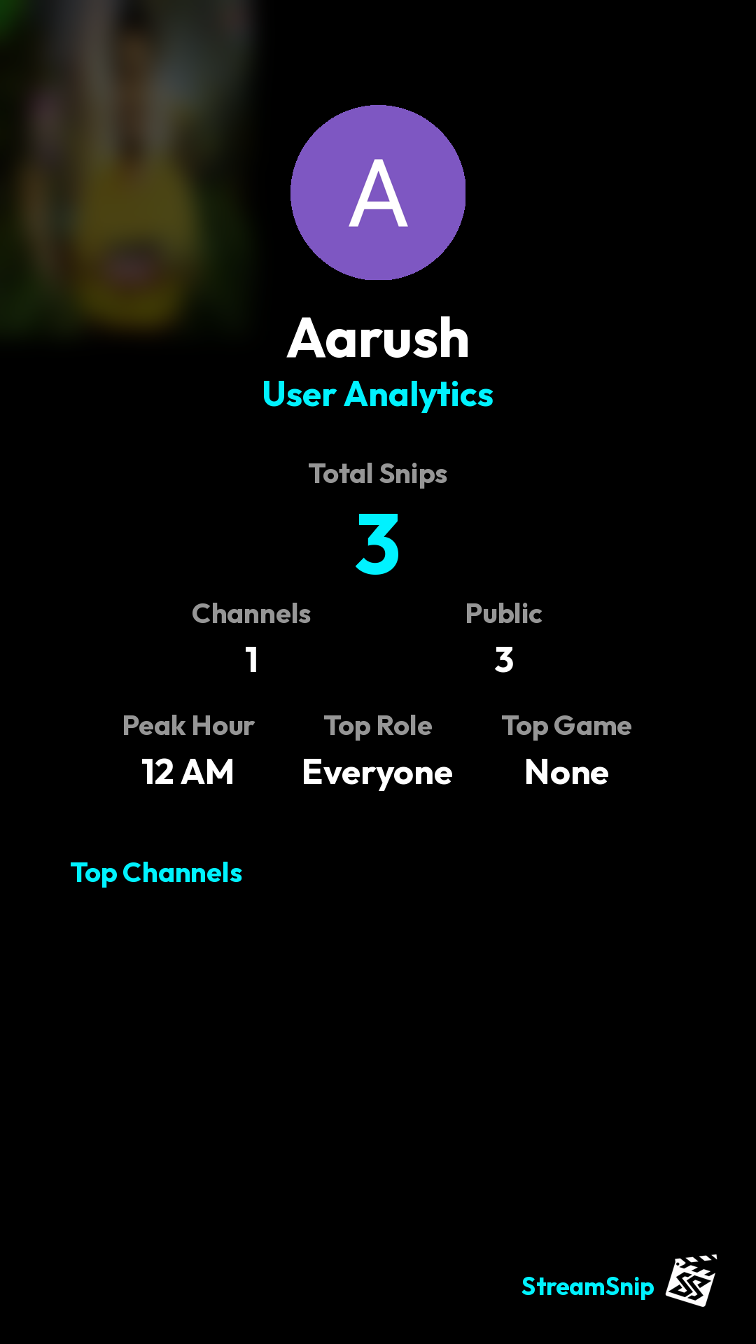 Stats Share Card