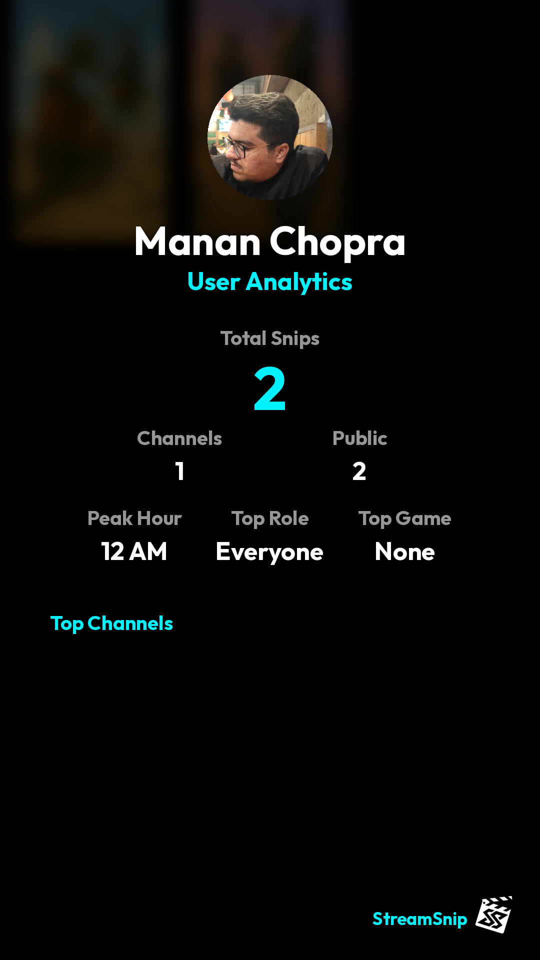 Stats Share Card