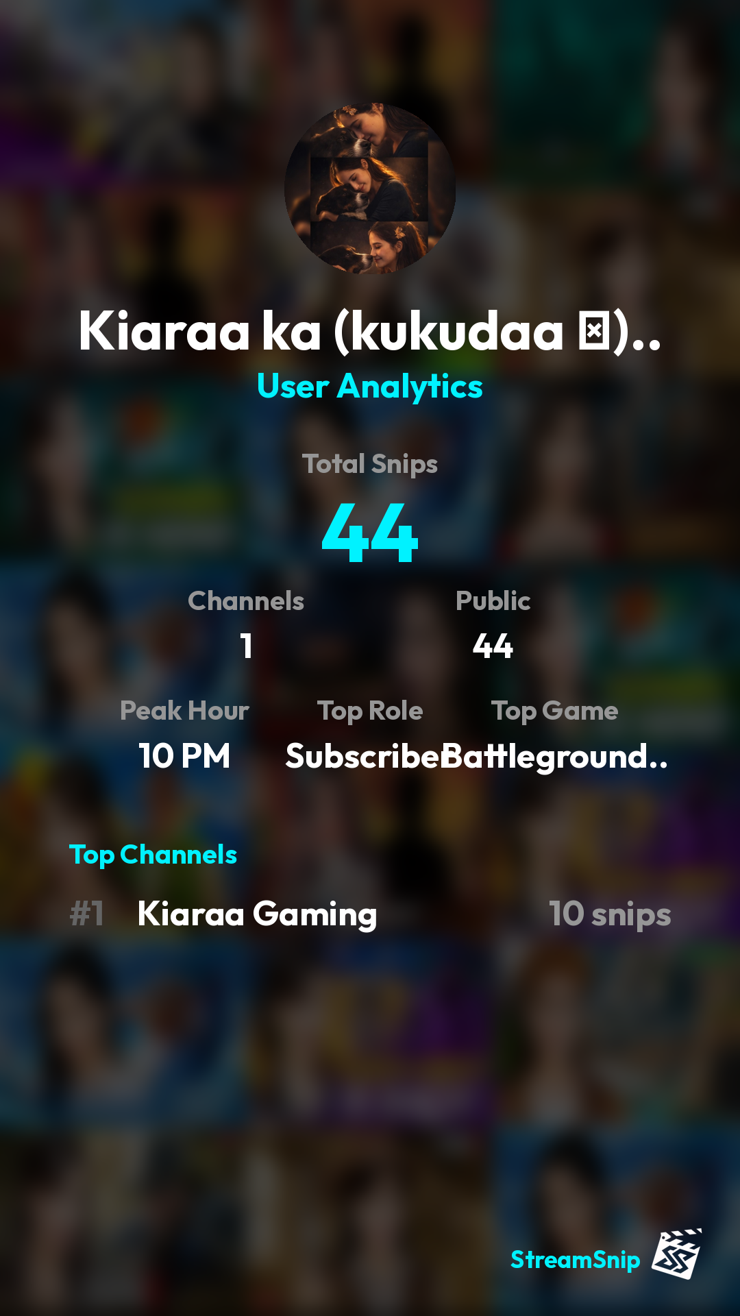 Stats Share Card