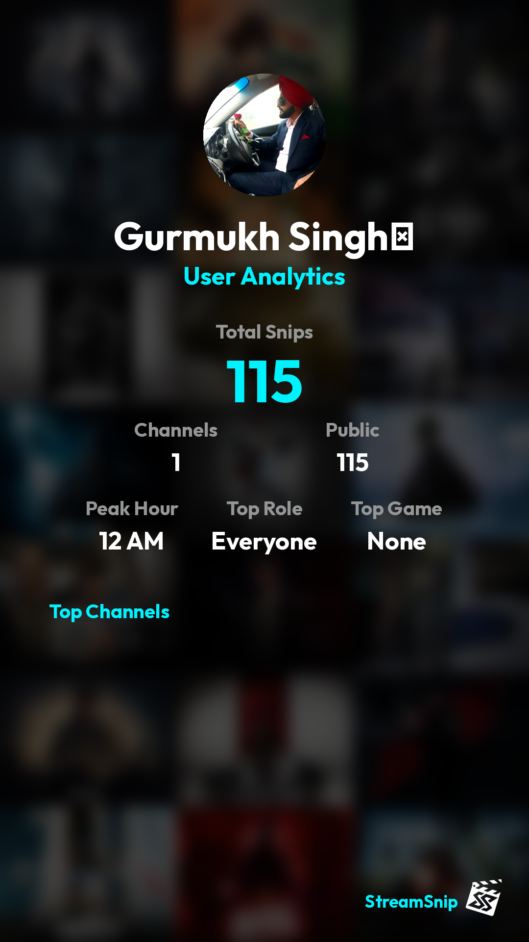 Stats Share Card