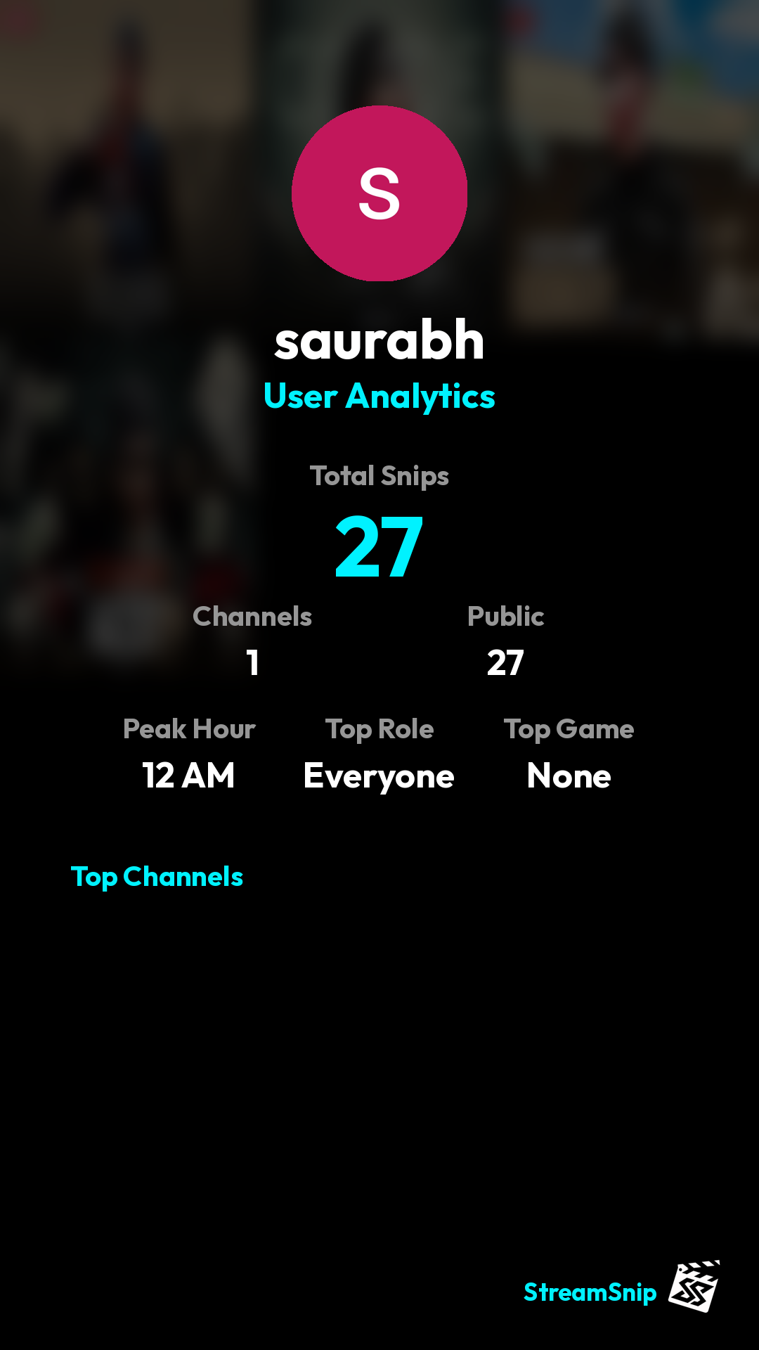 Stats Share Card