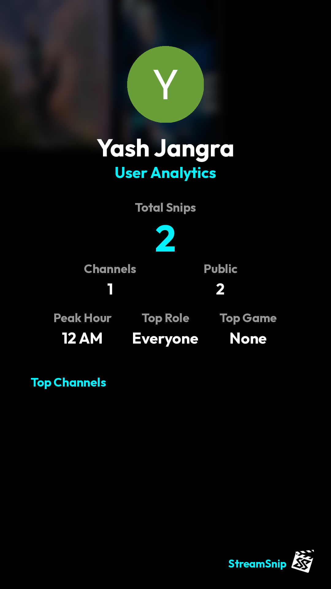 Stats Share Card