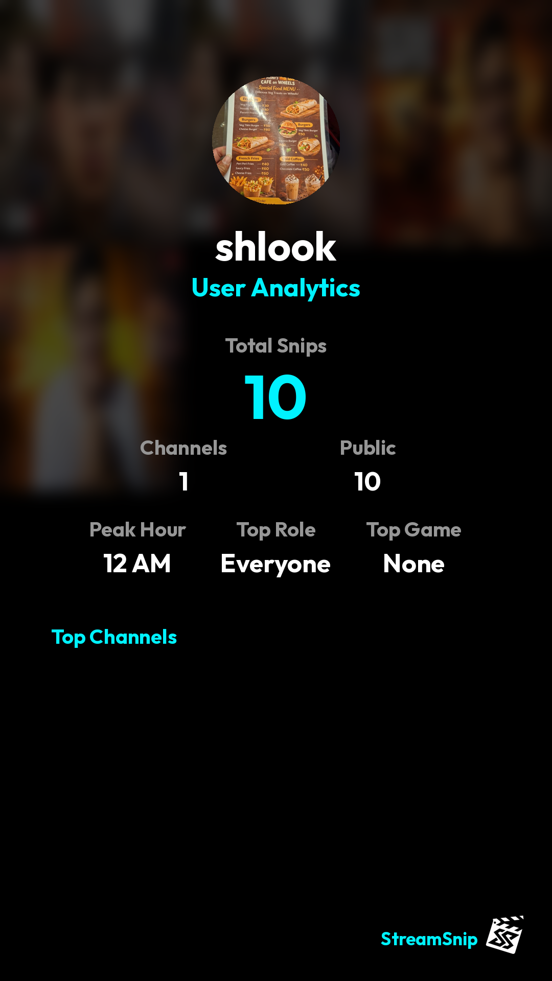 Stats Share Card