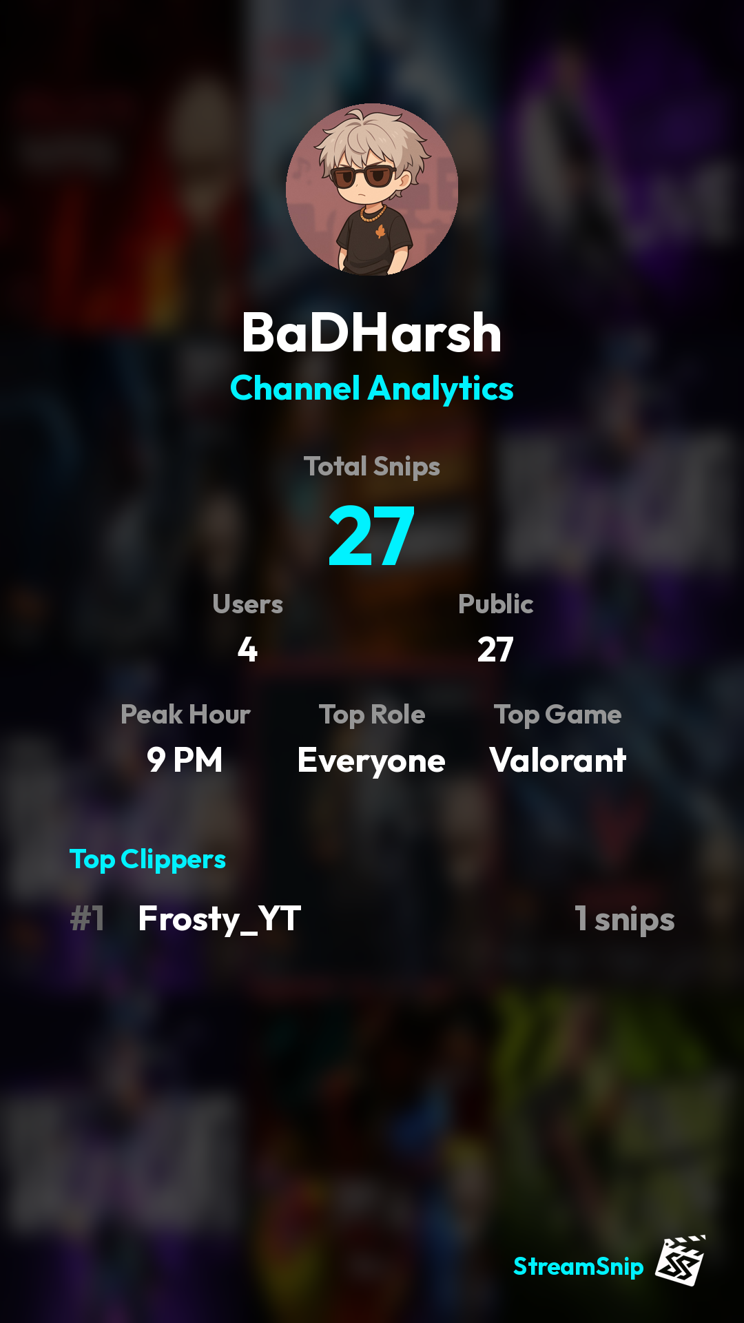 Stats Share Card