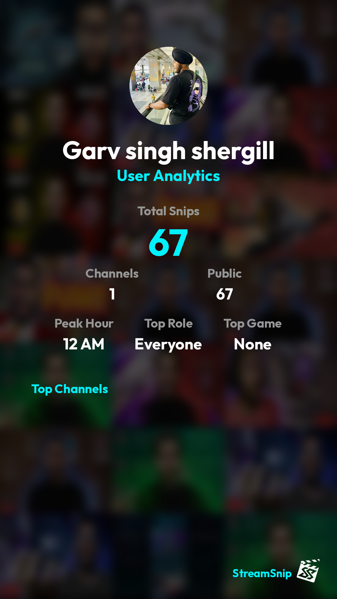Stats Share Card