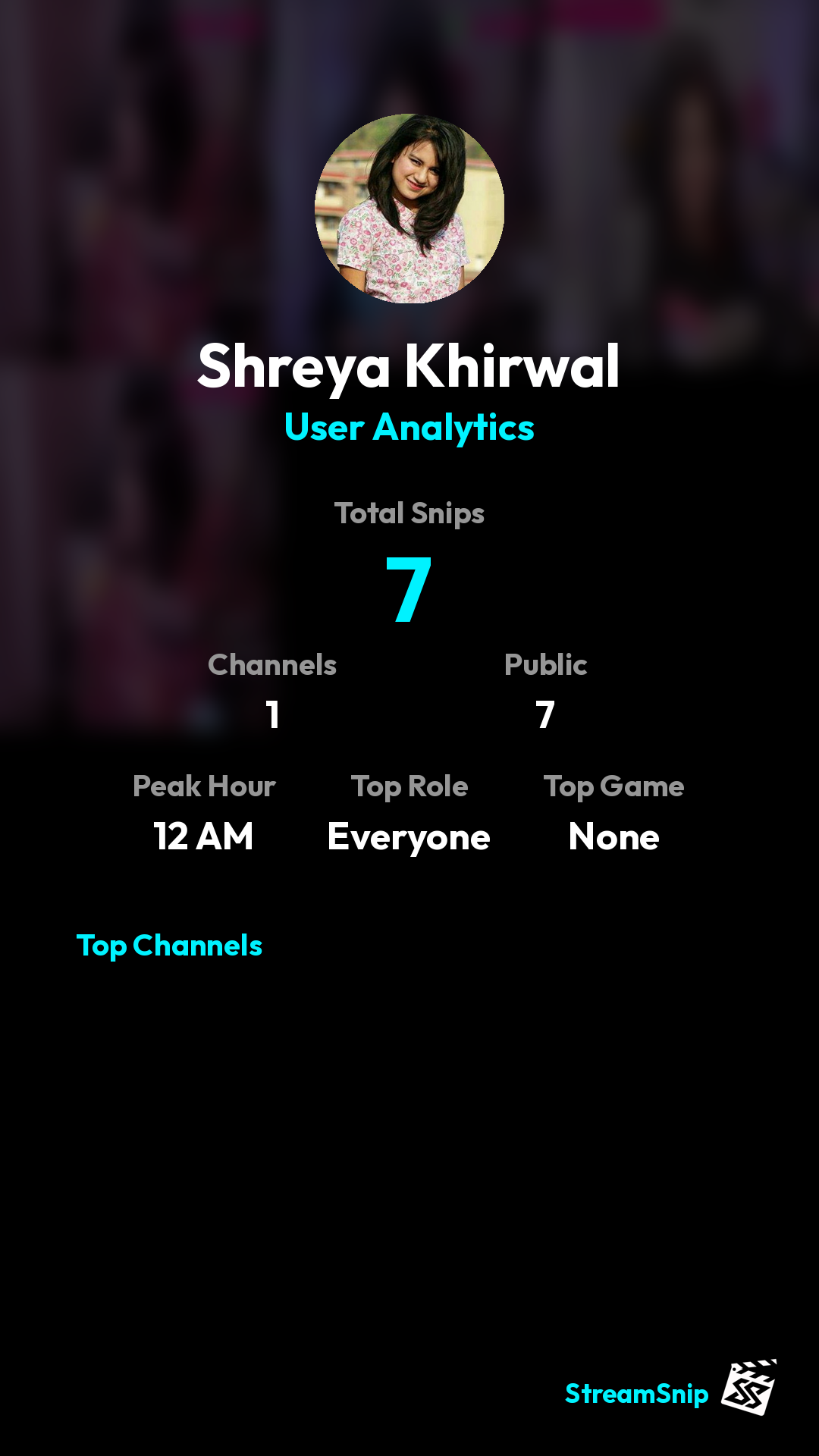 Stats Share Card