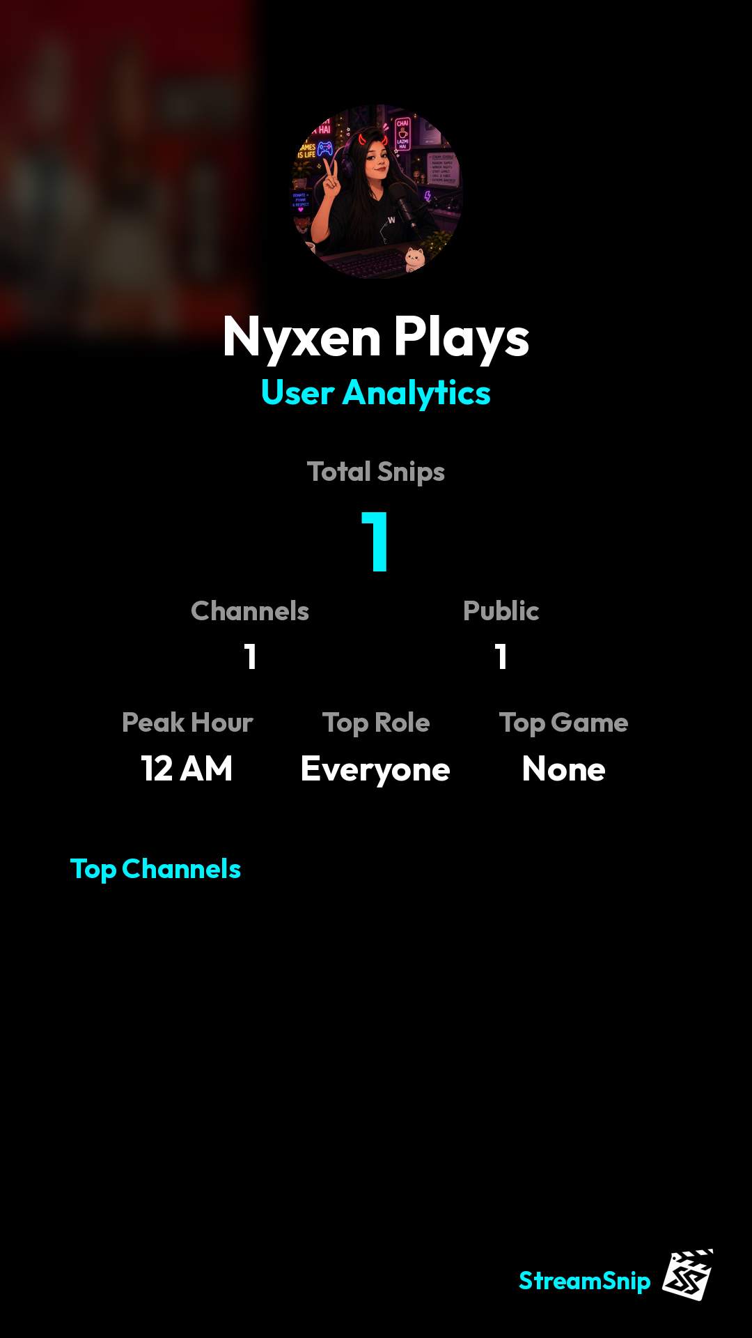Stats Share Card