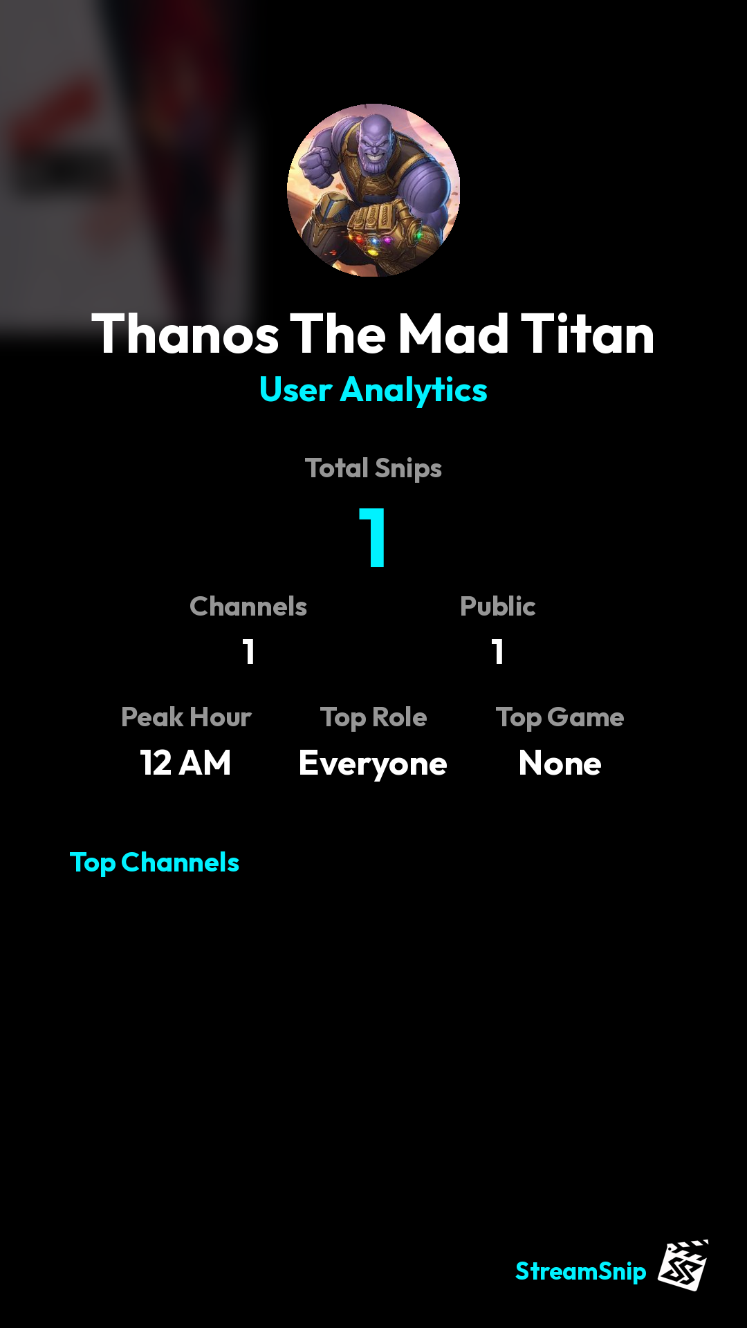 Stats Share Card