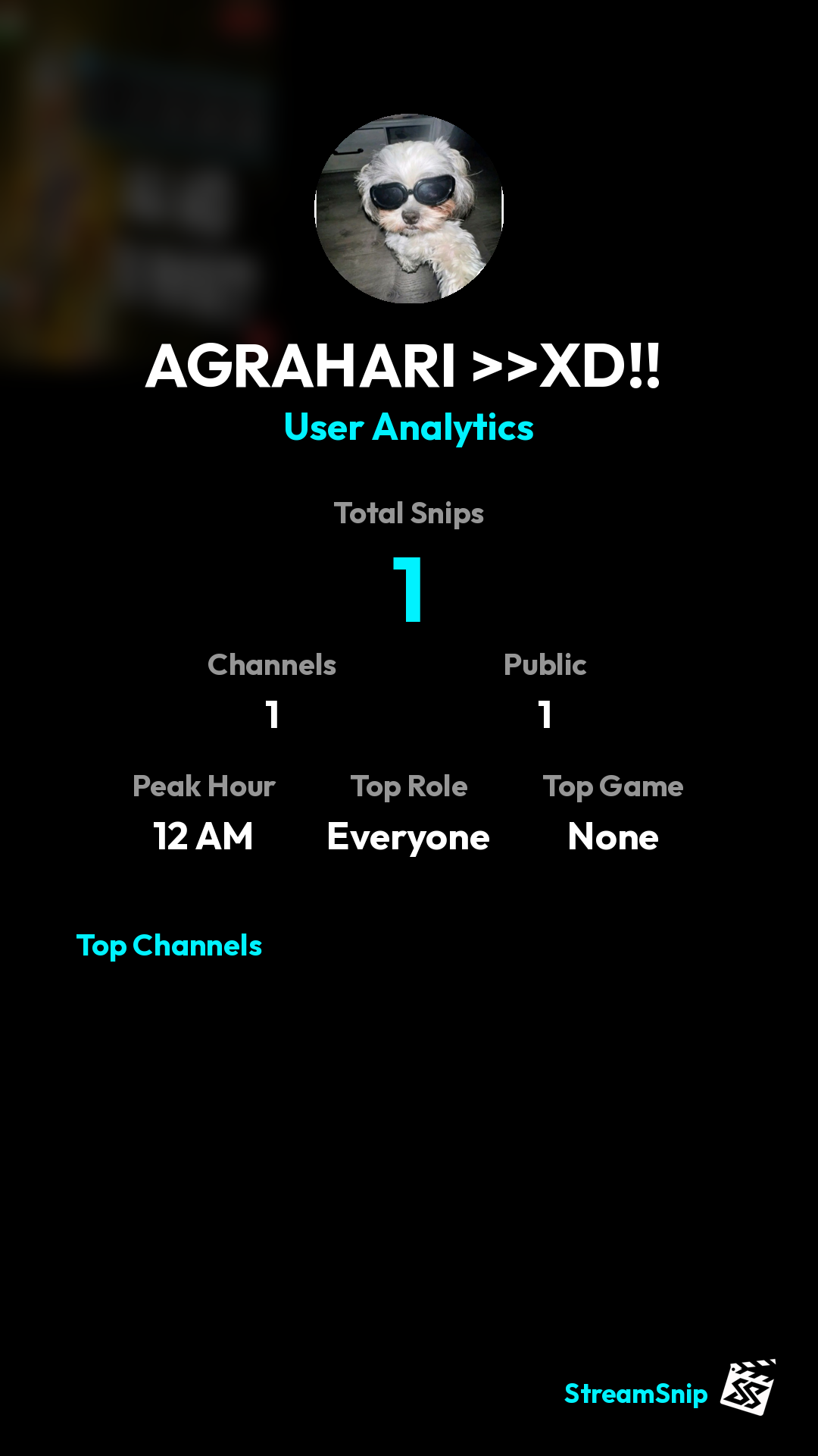 Stats Share Card