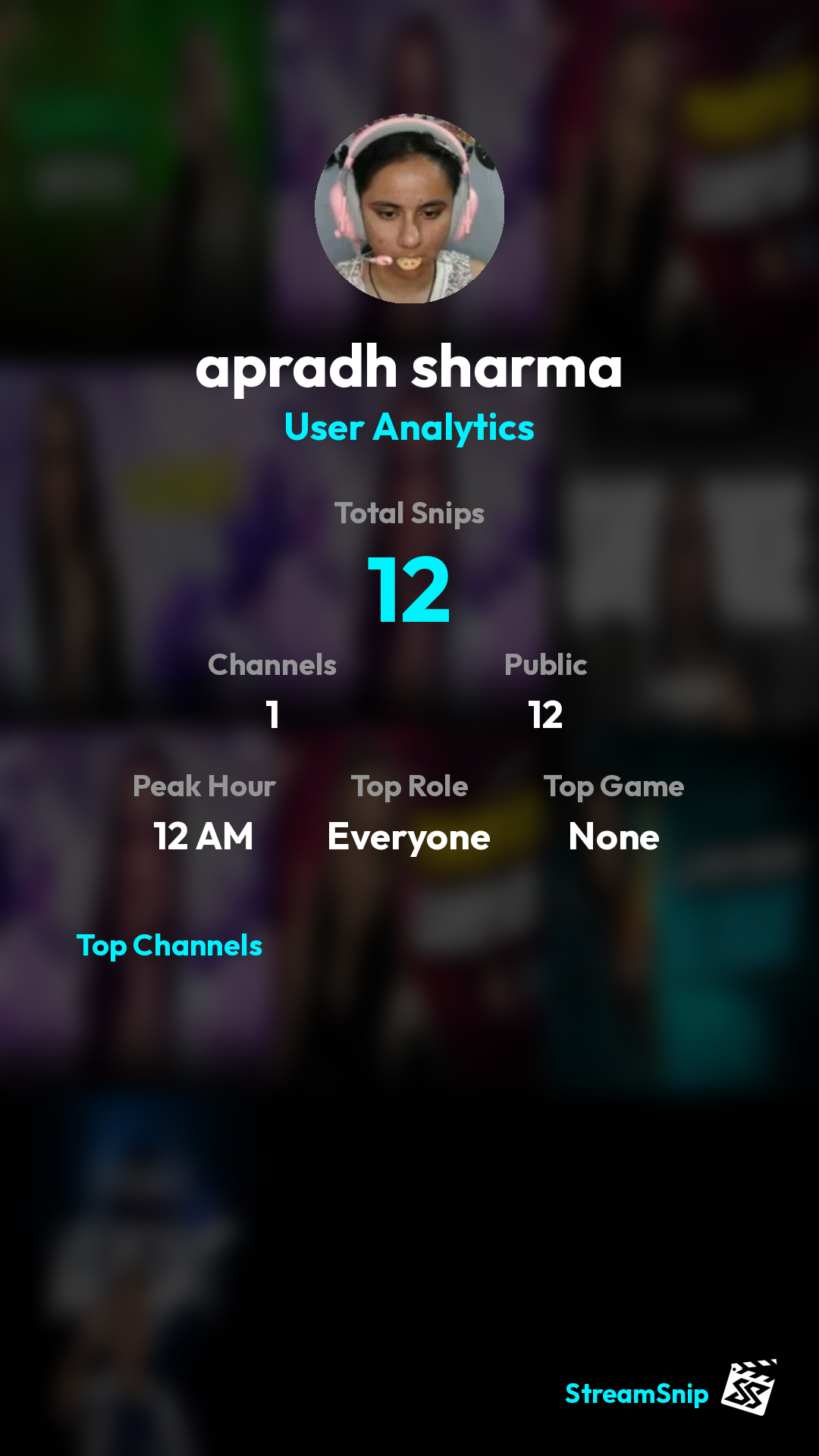 Stats Share Card