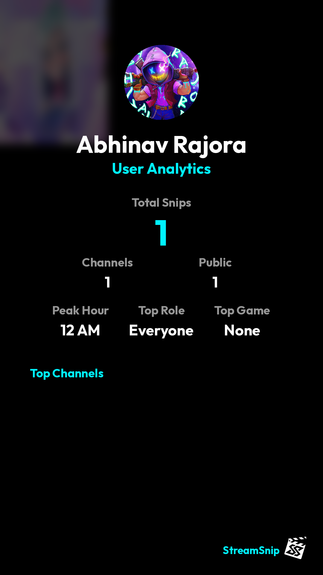 Stats Share Card