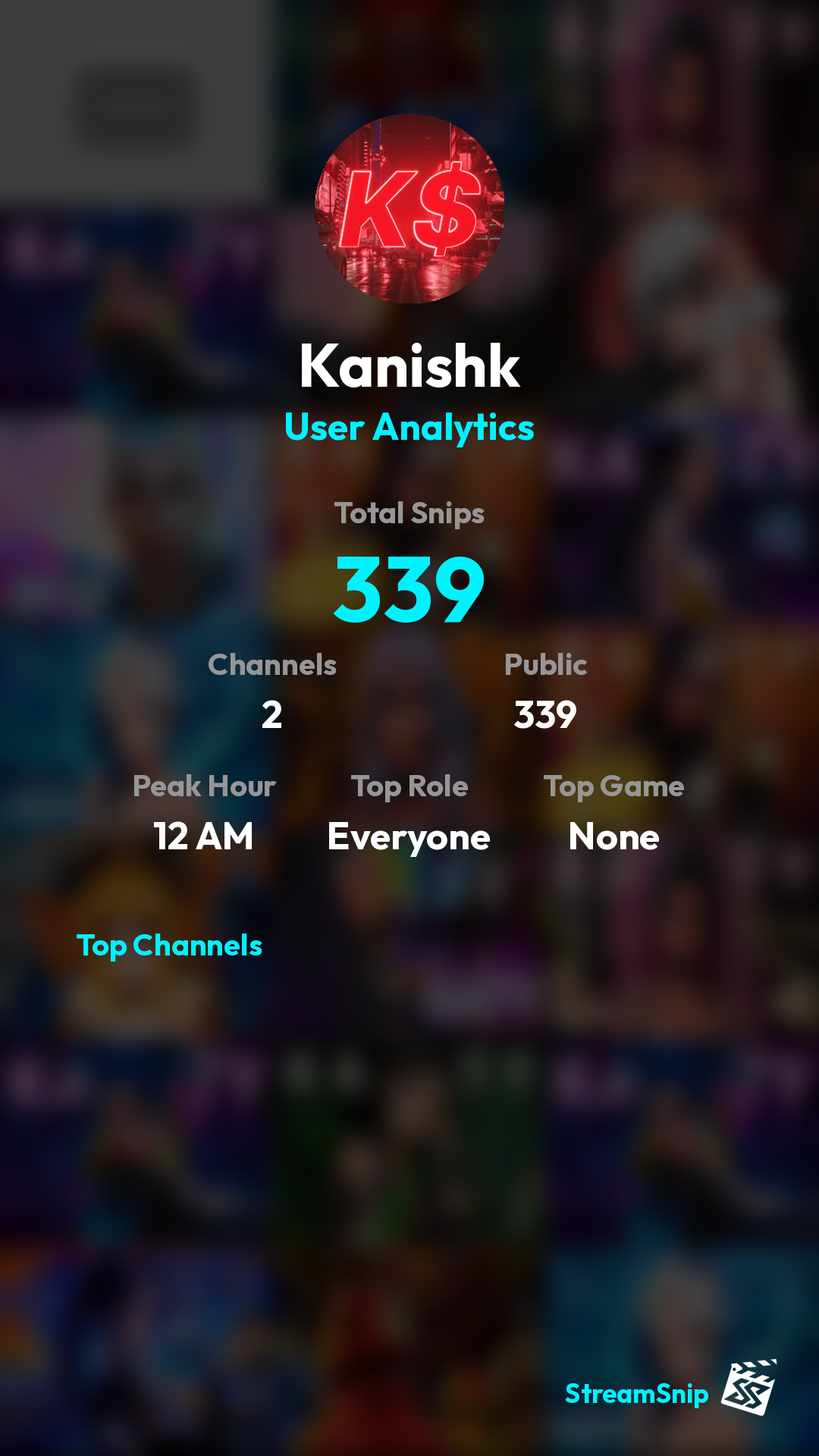 Stats Share Card