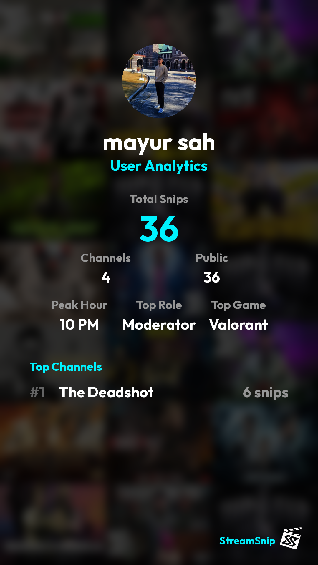 Stats Share Card