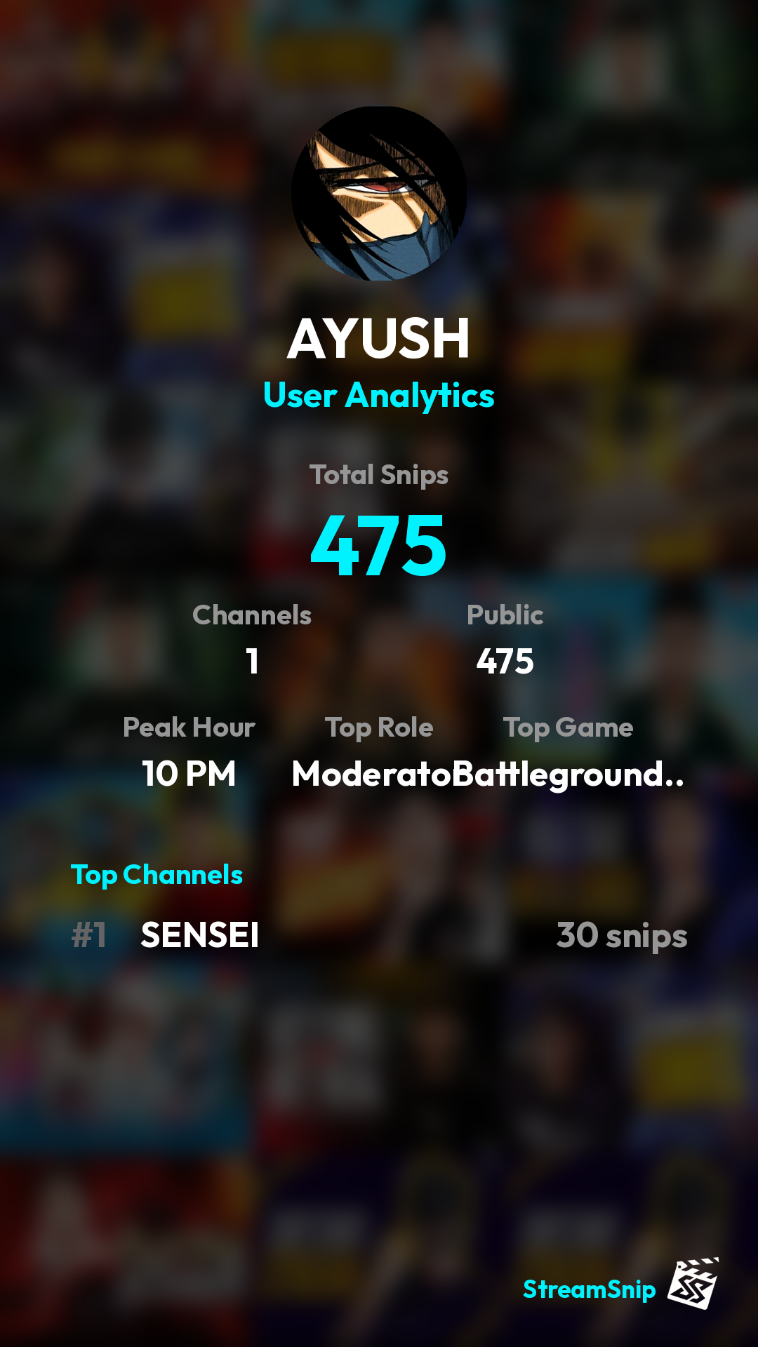 Stats Share Card