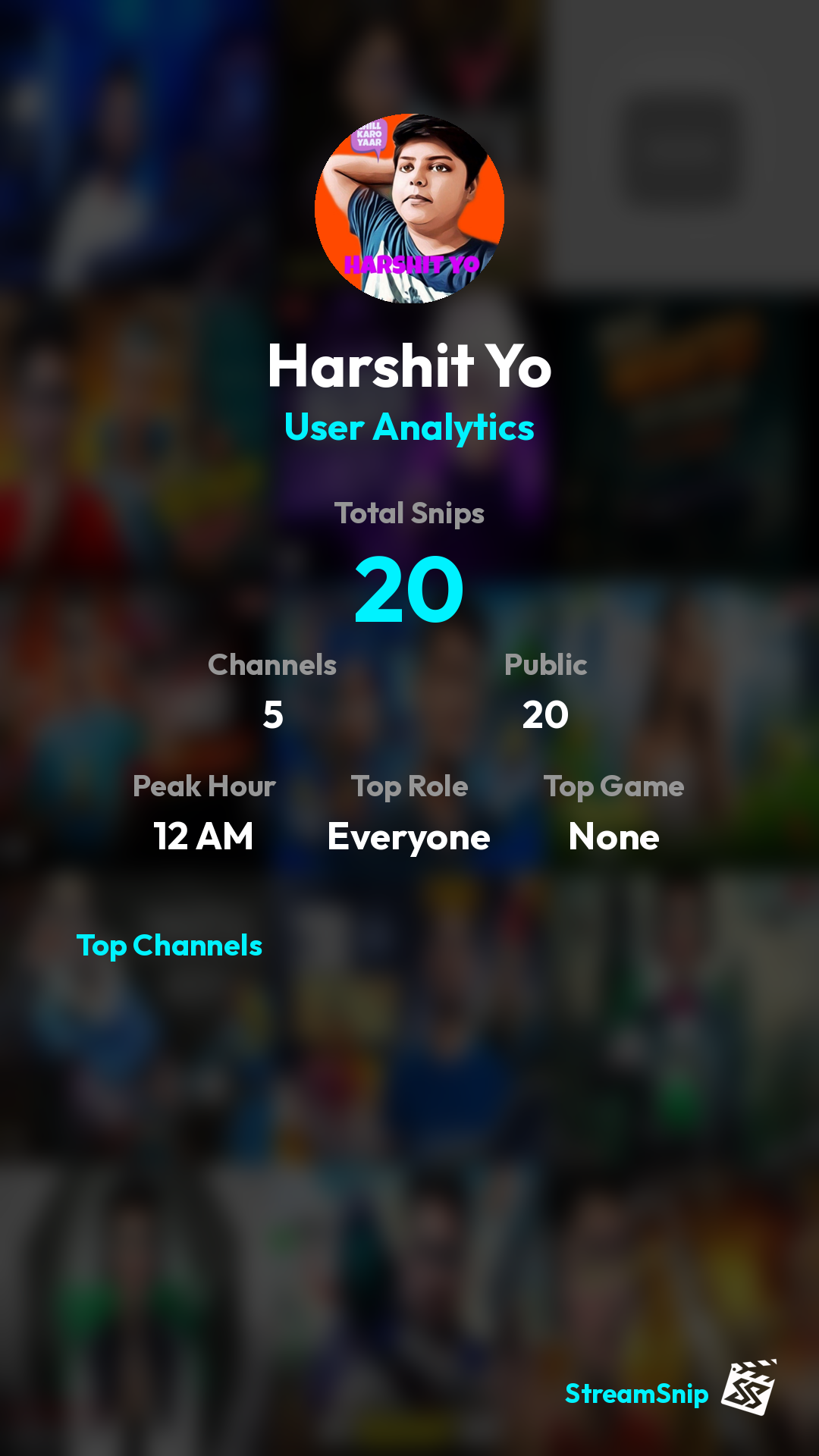 Stats Share Card