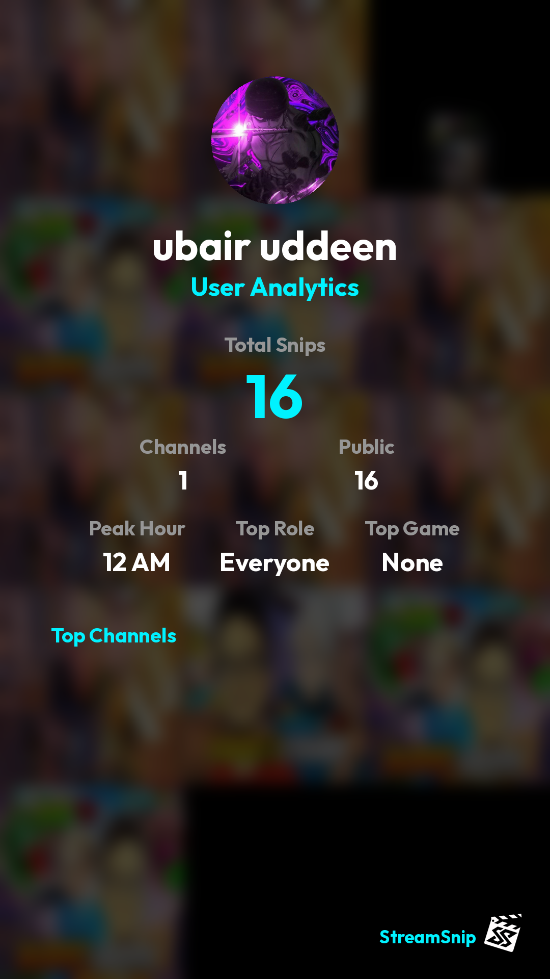 Stats Share Card