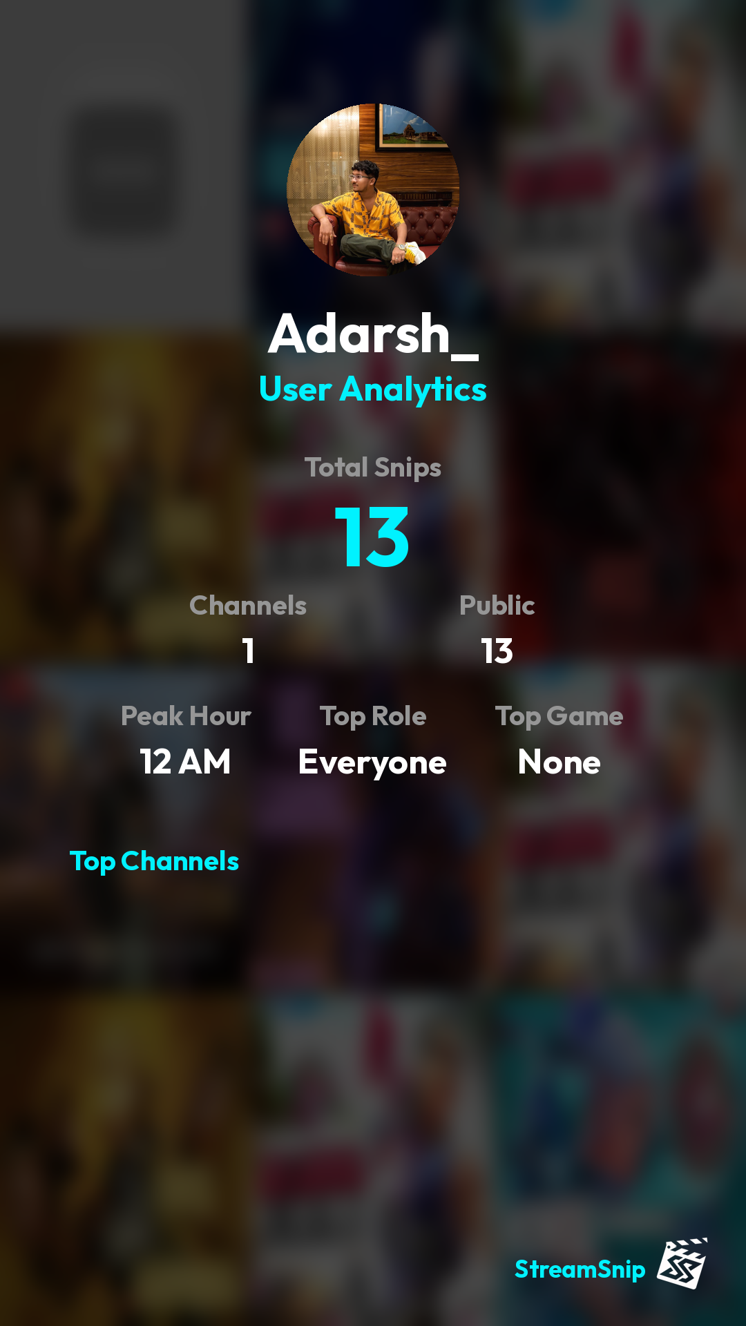 Stats Share Card