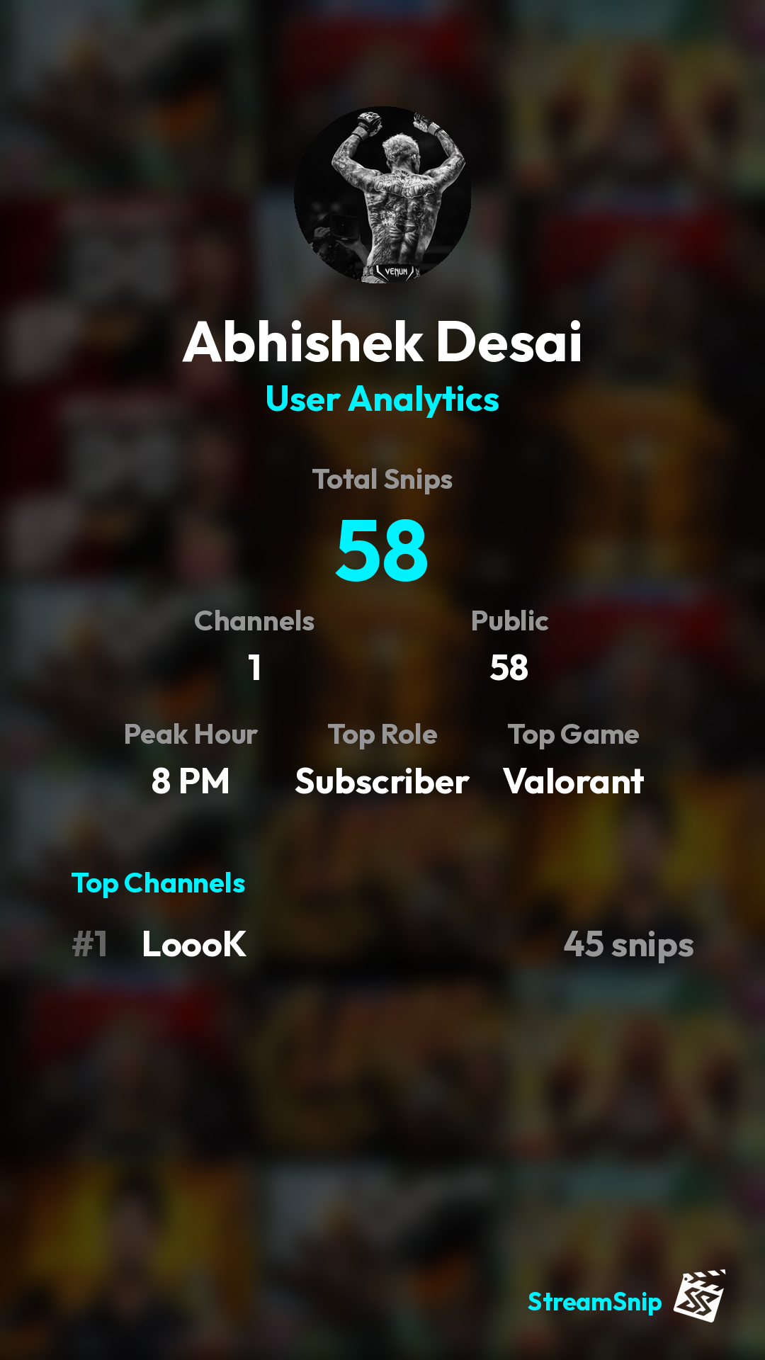 Stats Share Card