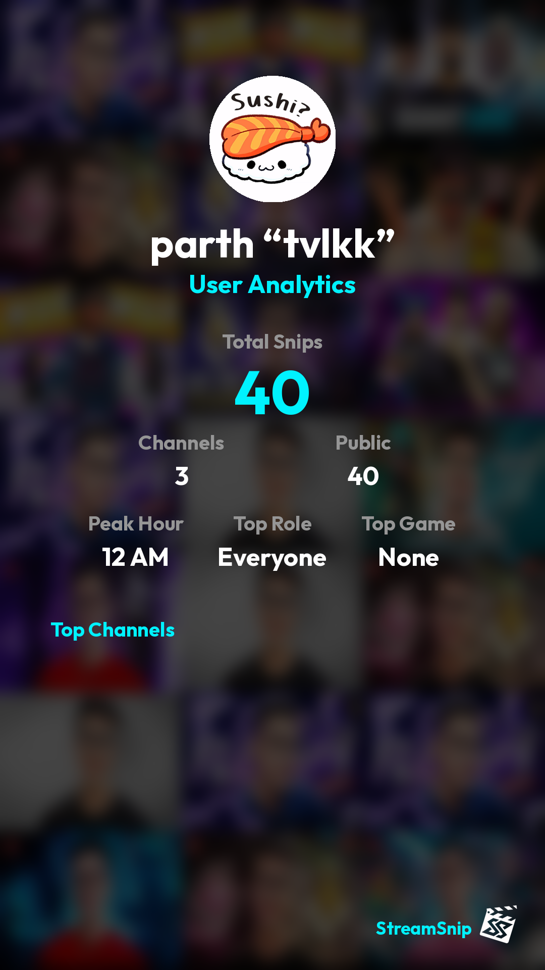 Stats Share Card