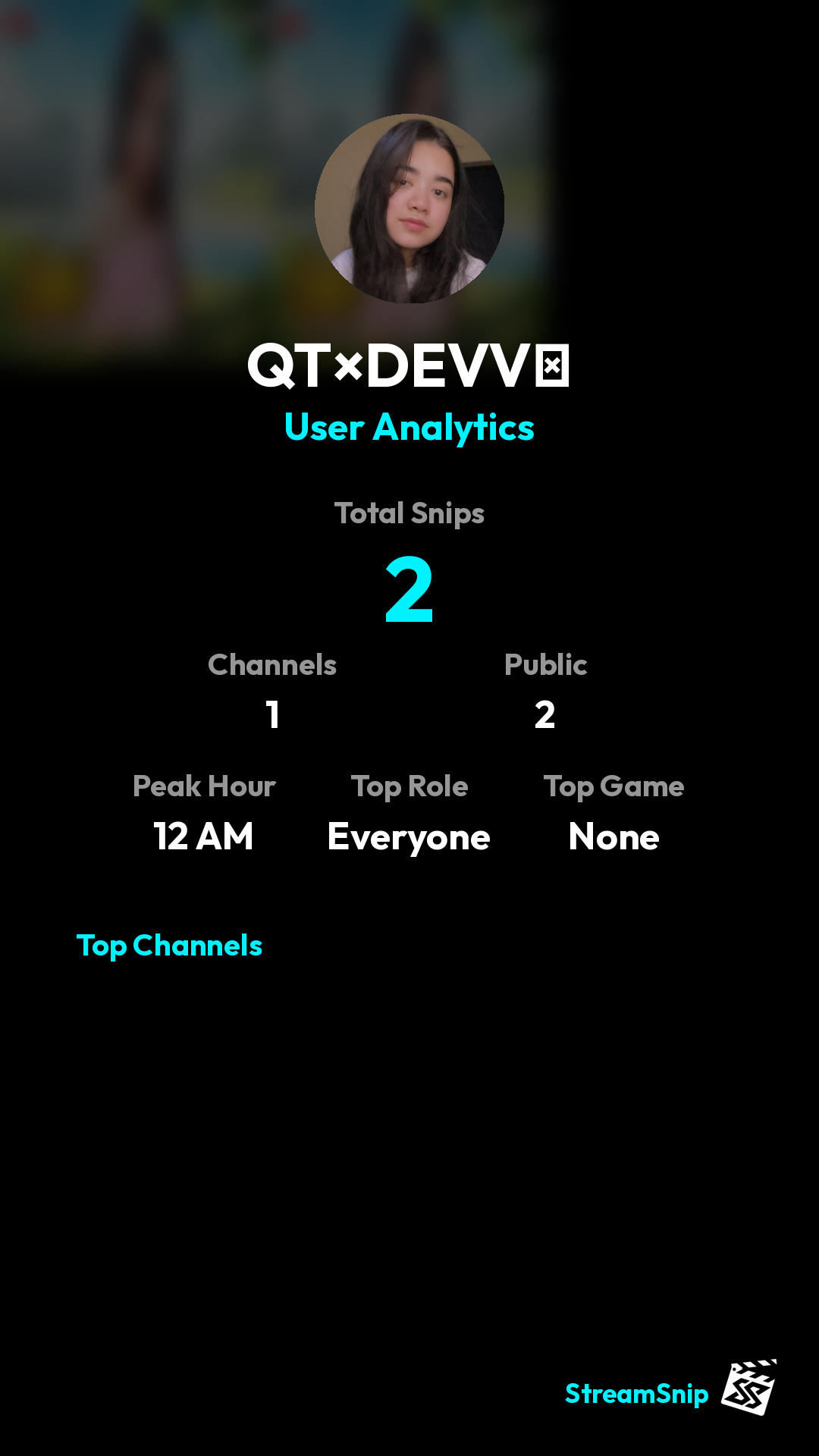 Stats Share Card