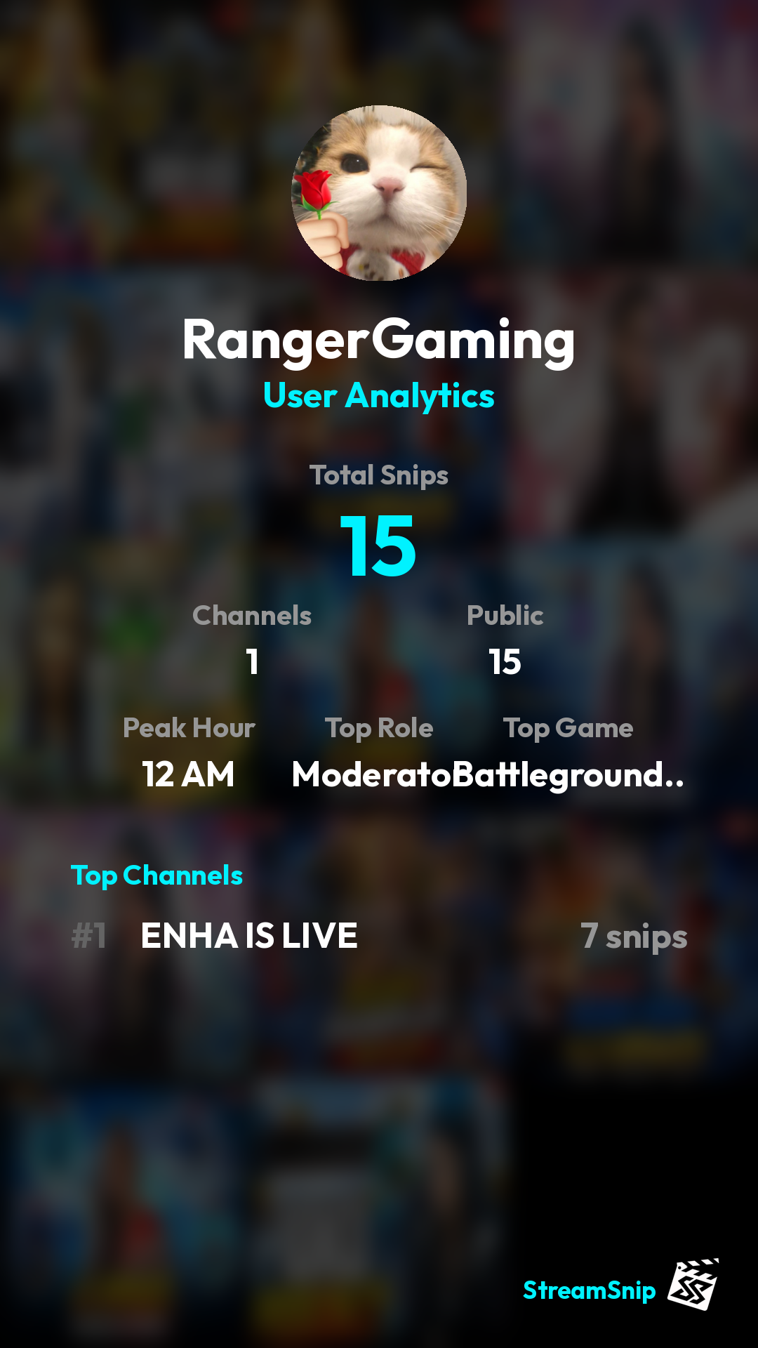 Stats Share Card