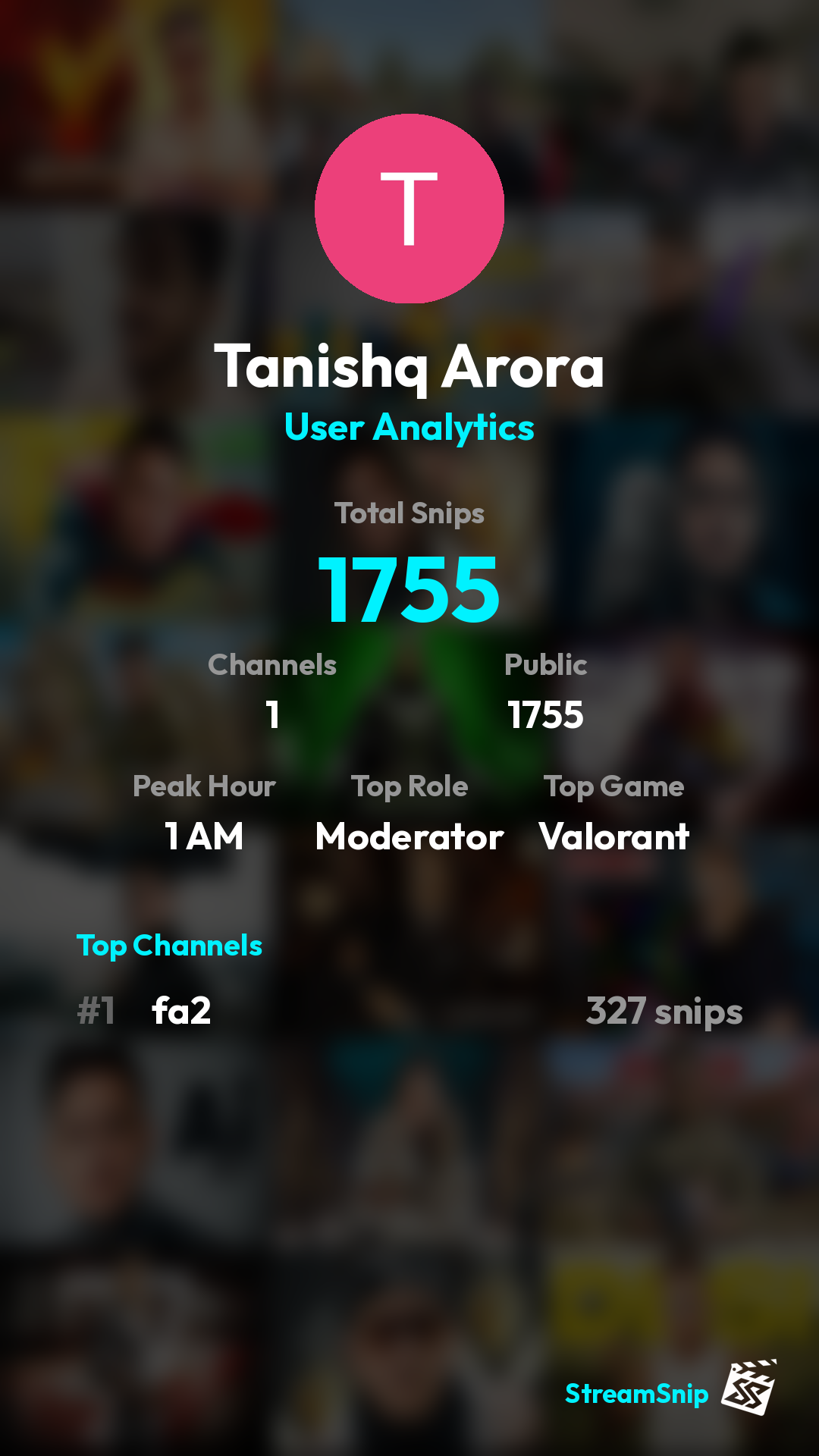 Stats Share Card