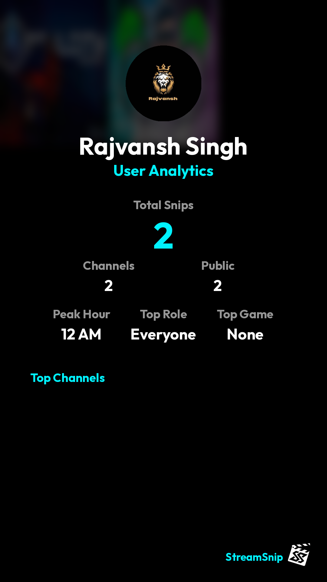 Stats Share Card