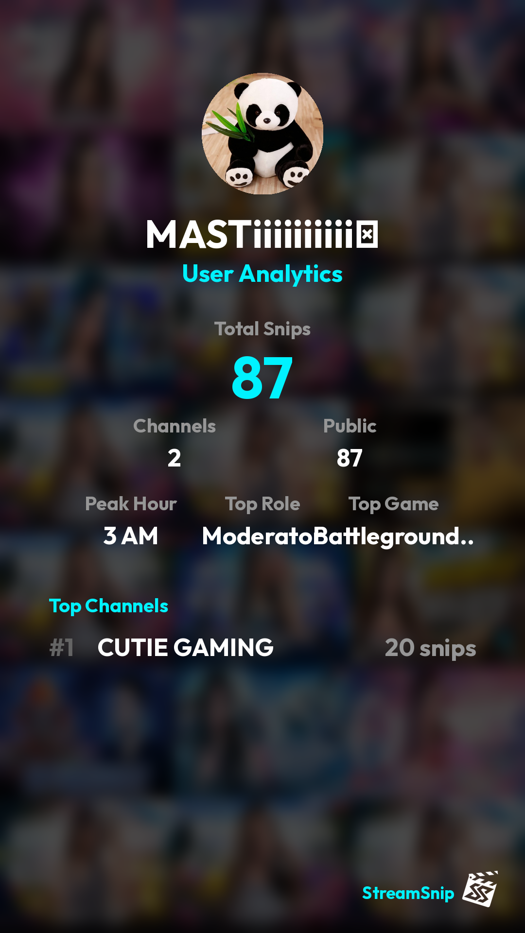 Stats Share Card