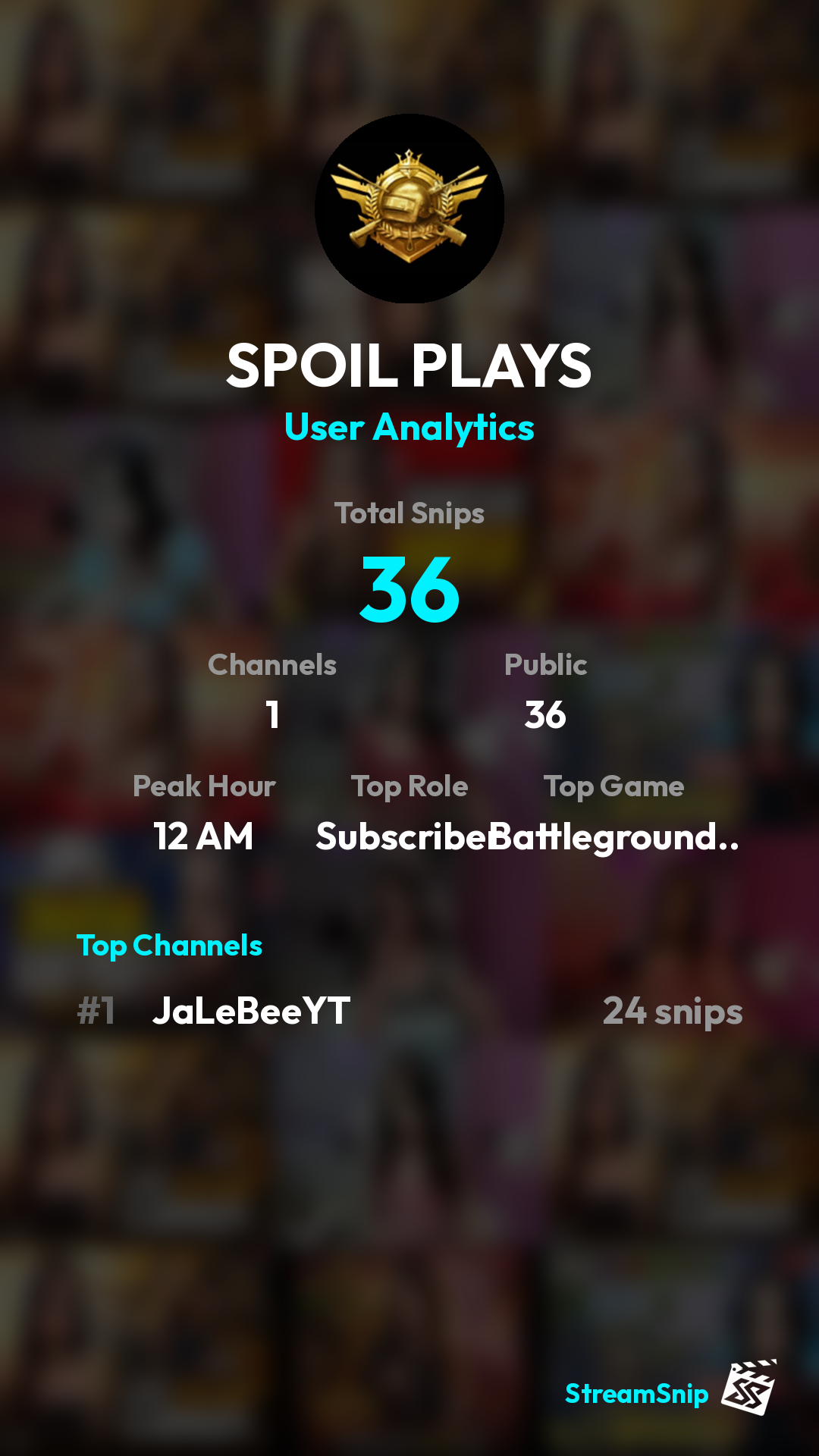 Stats Share Card