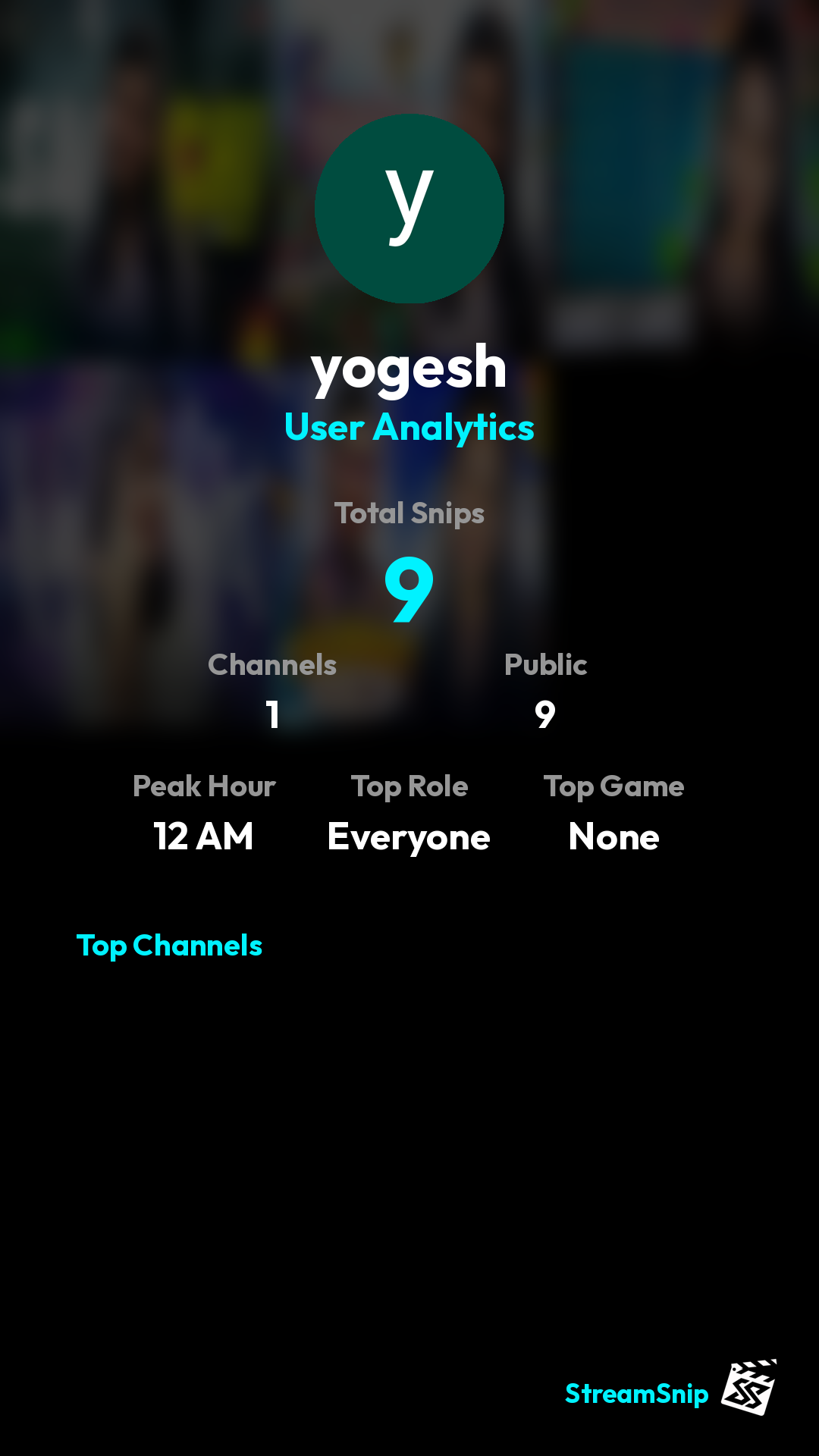 Stats Share Card