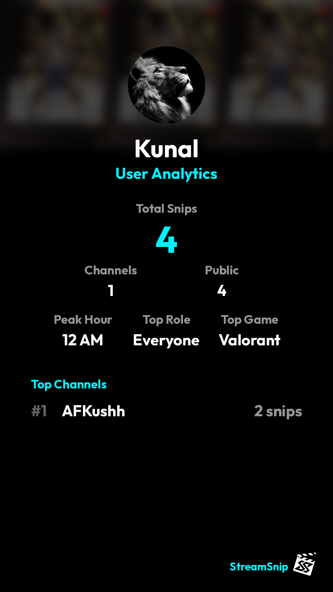 Stats Share Card