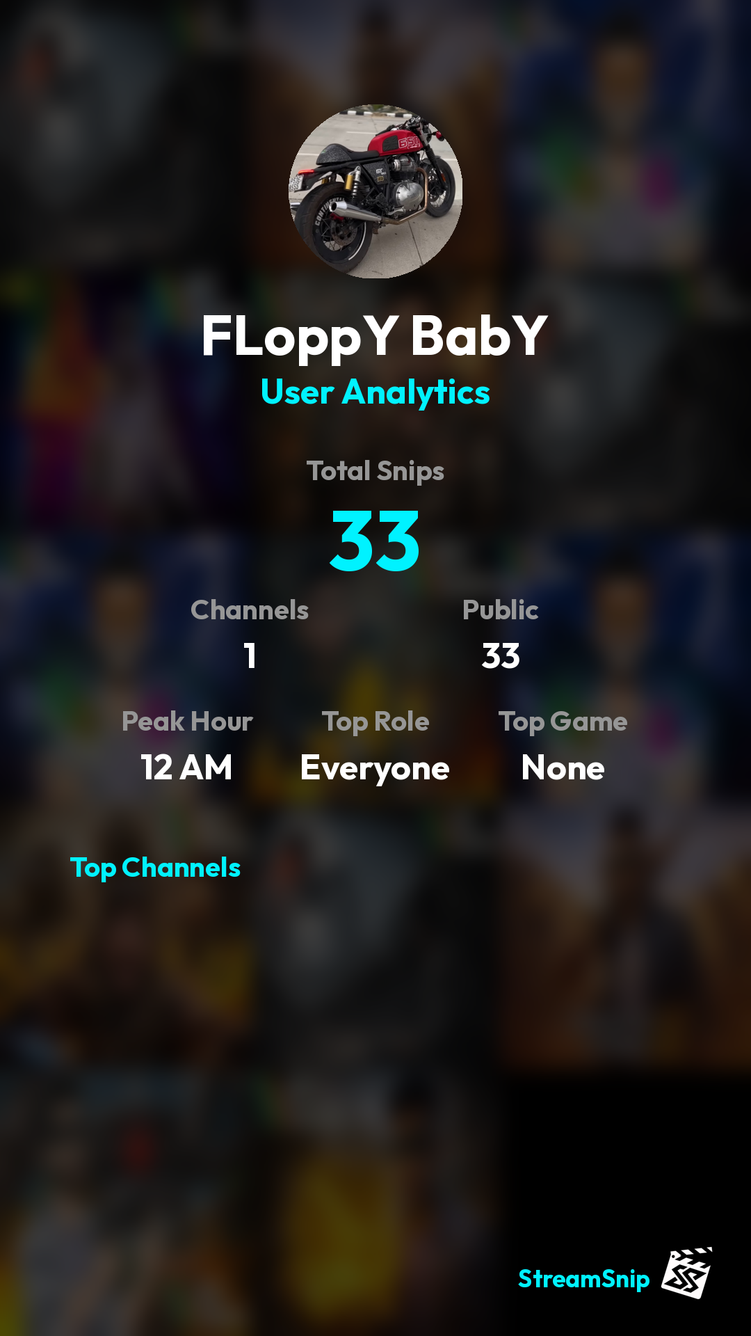 Stats Share Card