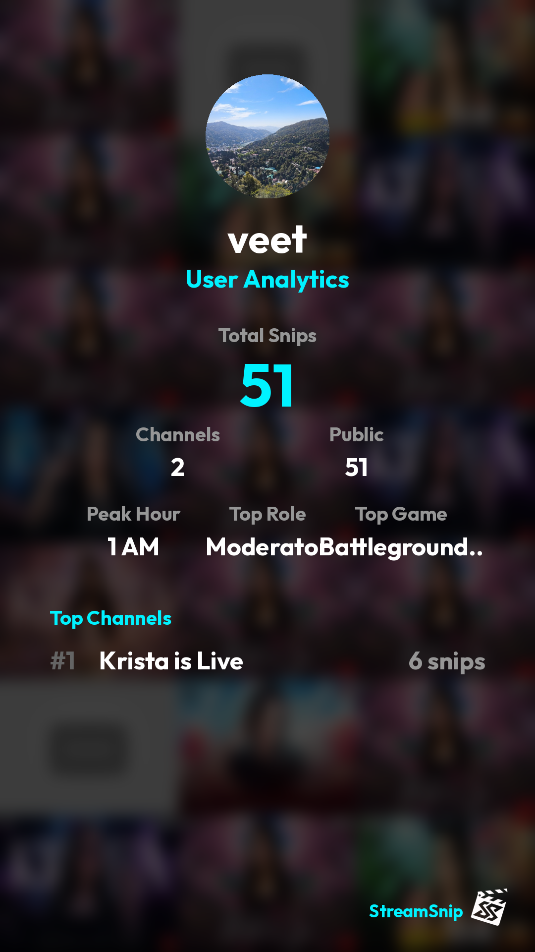 Stats Share Card