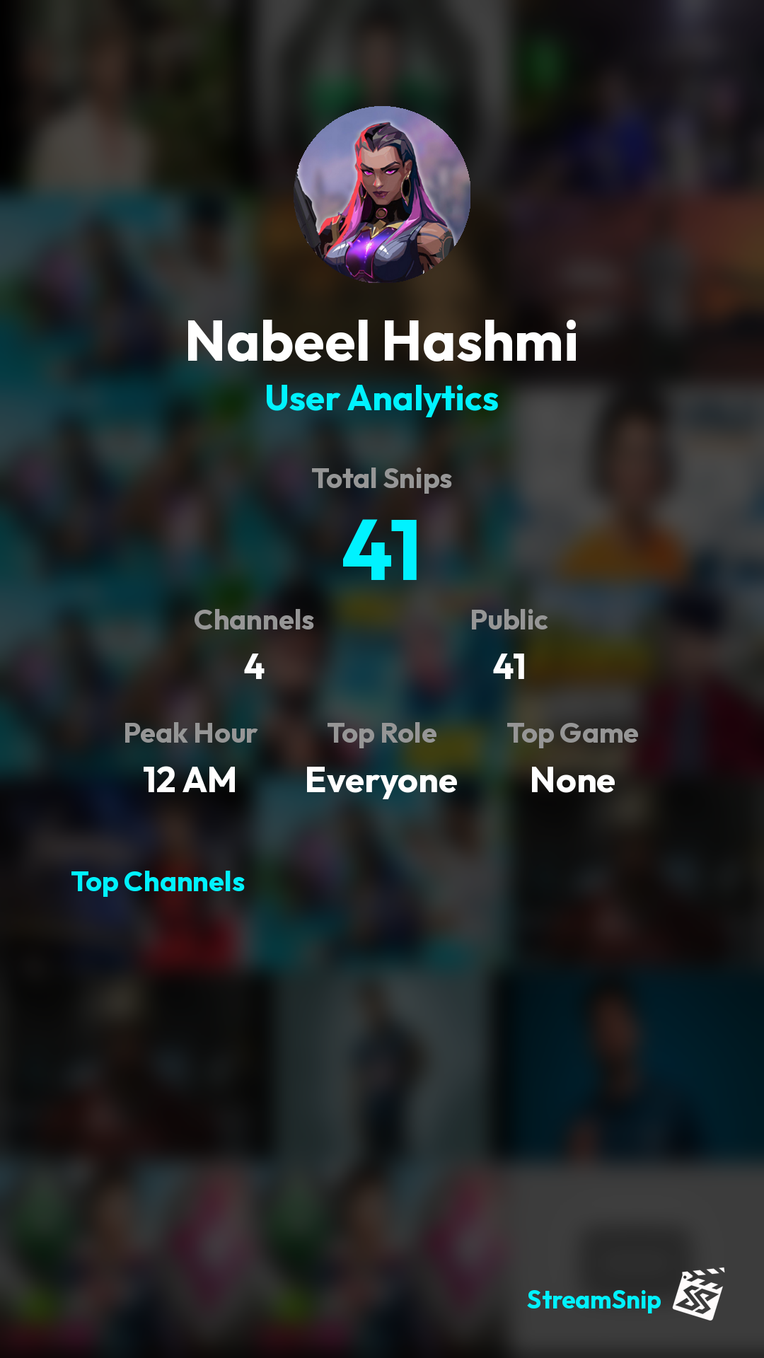 Stats Share Card