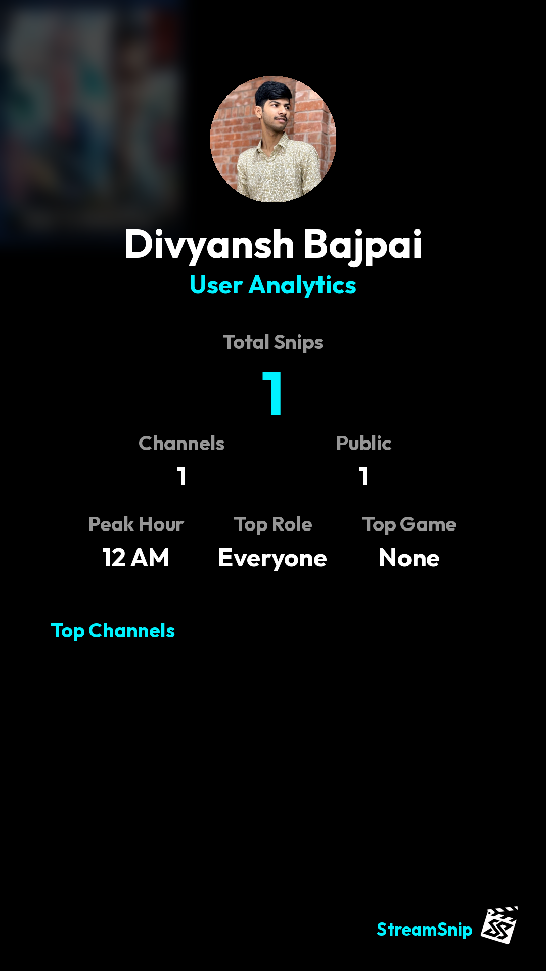 Stats Share Card