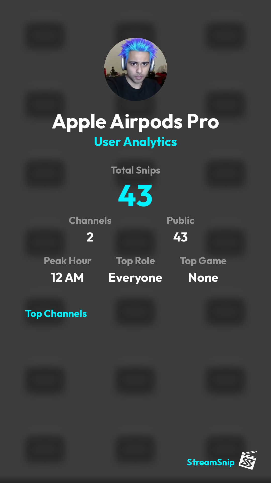 Stats Share Card