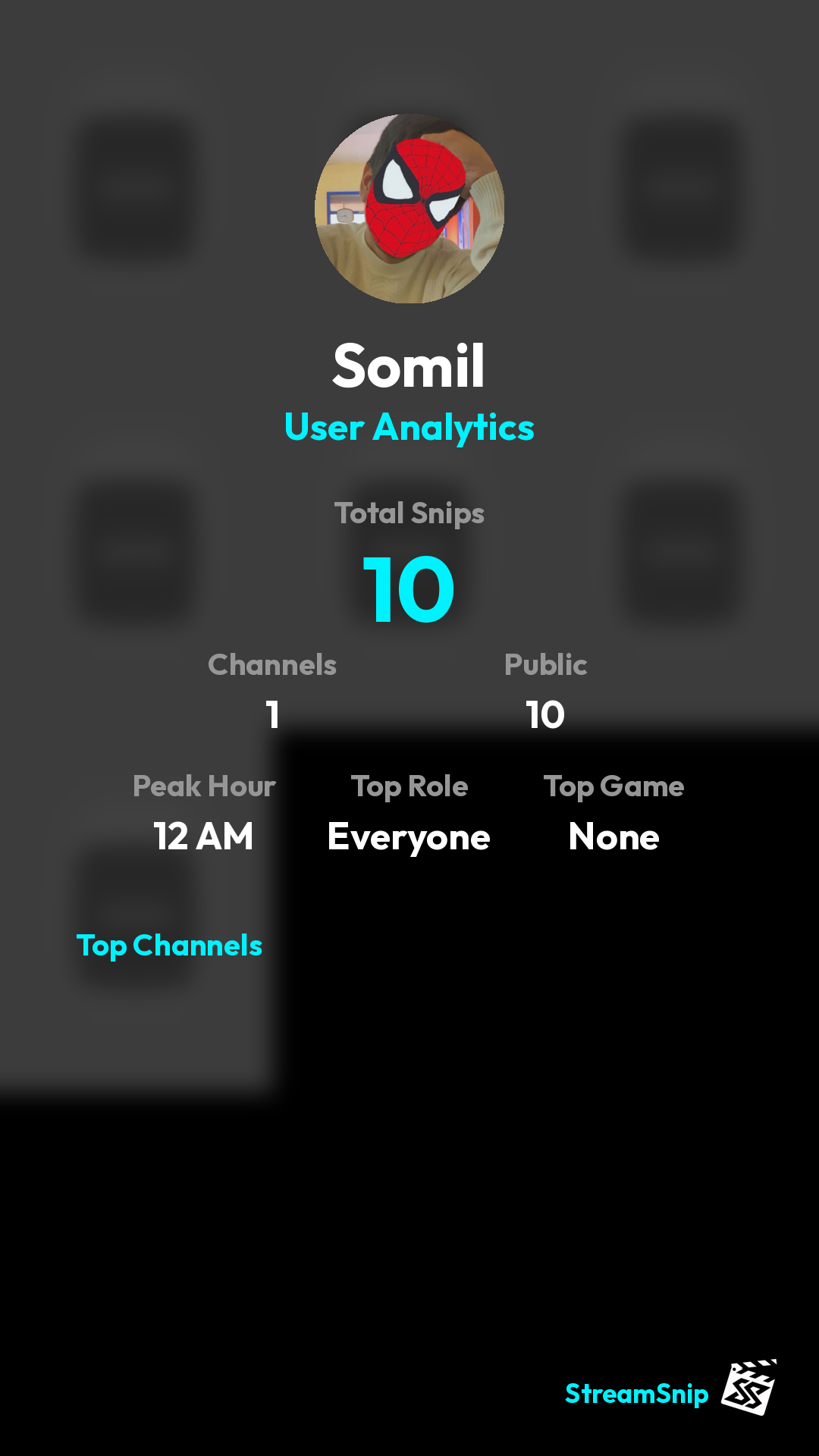 Stats Share Card